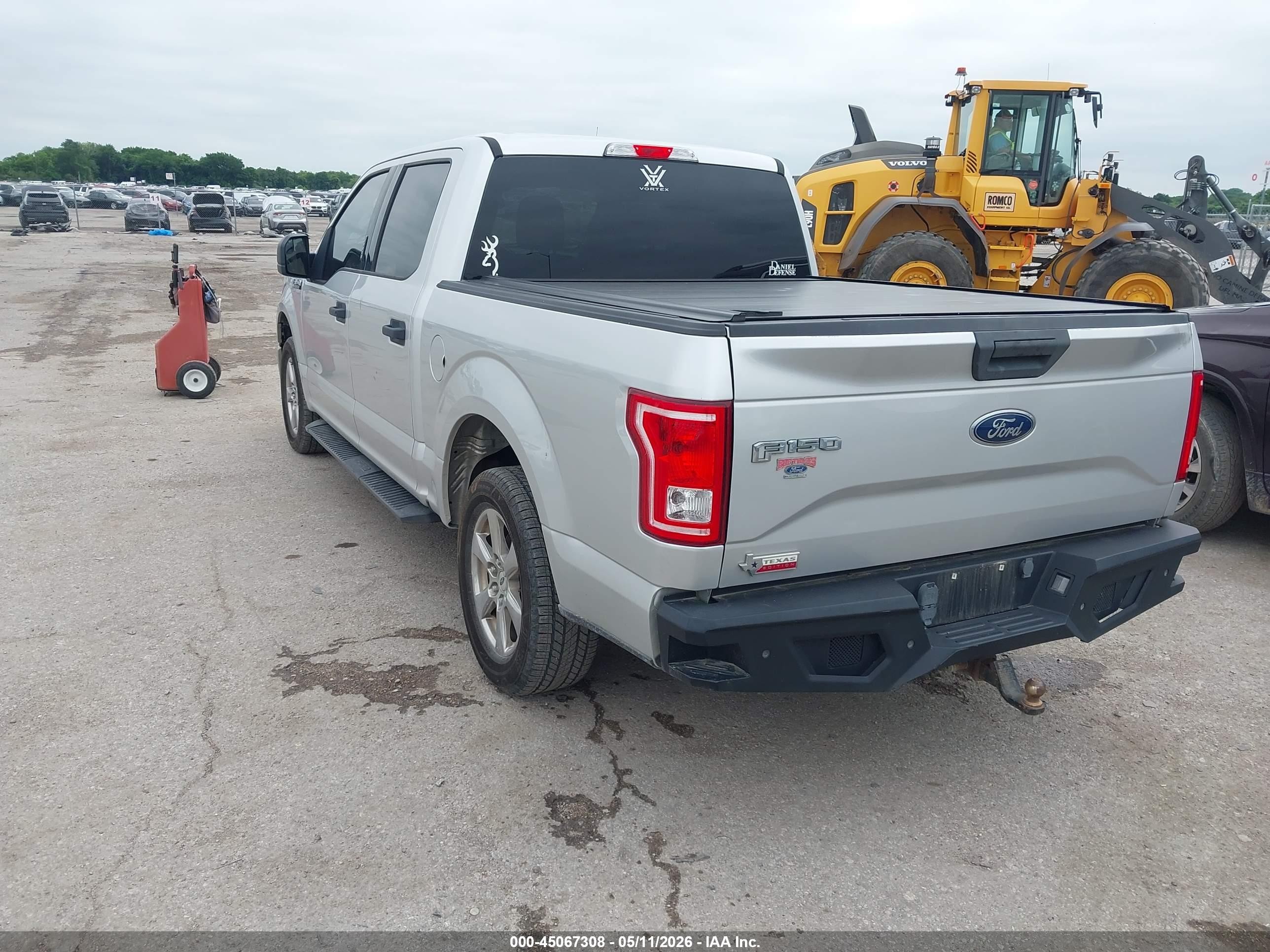 2017 Ford F-150 Xlt Silver vin: 1FTEW1C80HKD17224