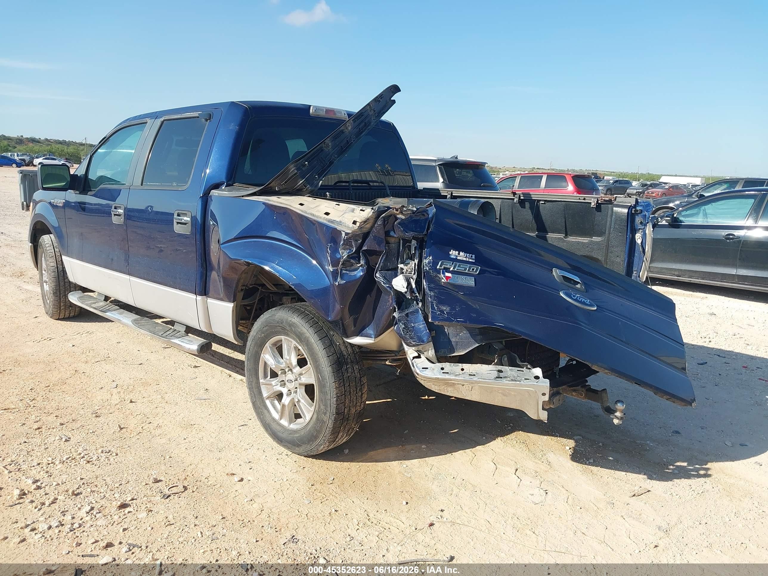 2010 Ford F-150 Fx2 Sport/xl/xlt Blue vin: 1FTEW1C81AFA51520