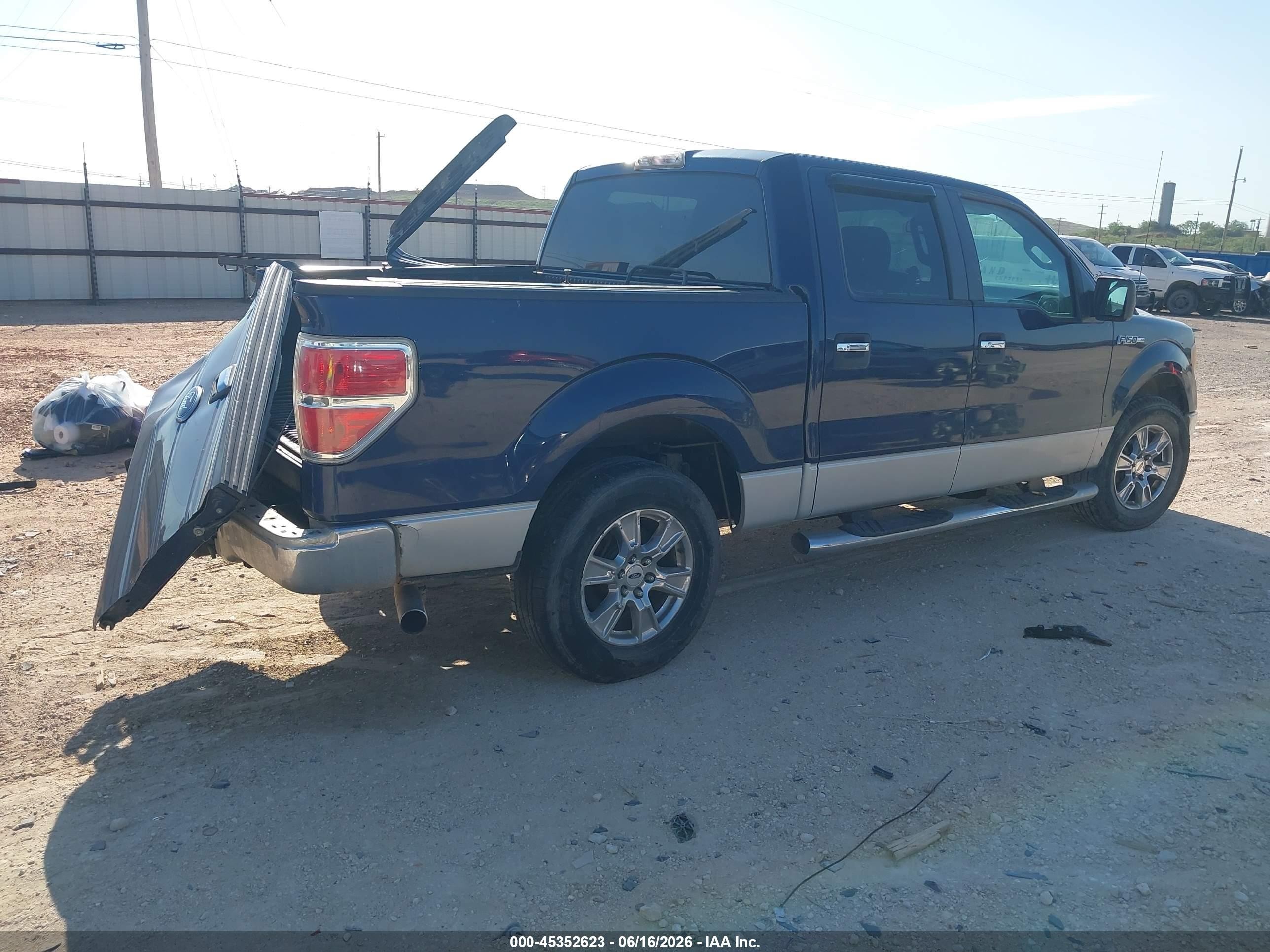 2010 Ford F-150 Fx2 Sport/xl/xlt Blue vin: 1FTEW1C81AFA51520