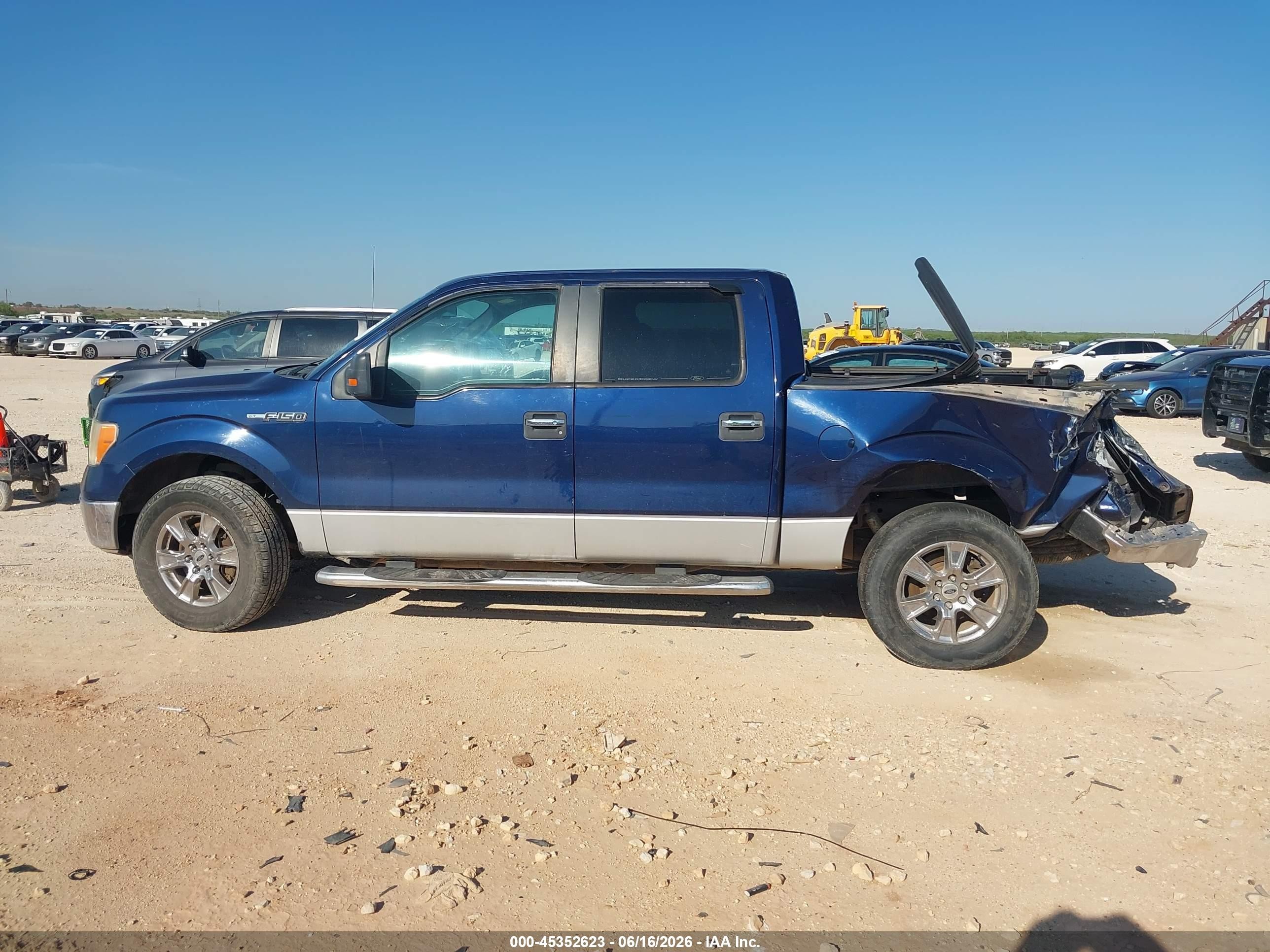 2010 Ford F-150 Fx2 Sport/xl/xlt Blue vin: 1FTEW1C81AFA51520