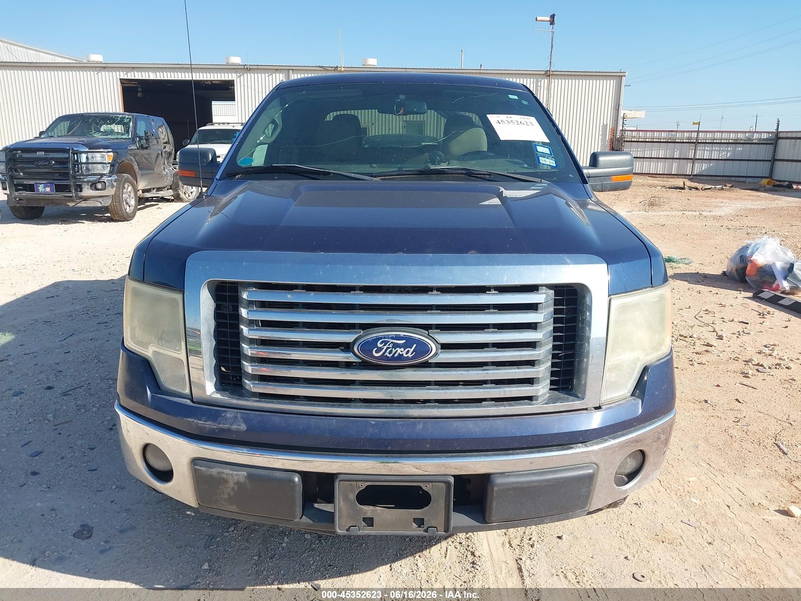 2010 Ford F-150 Fx2 Sport/xl/xlt Blue vin: 1FTEW1C81AFA51520