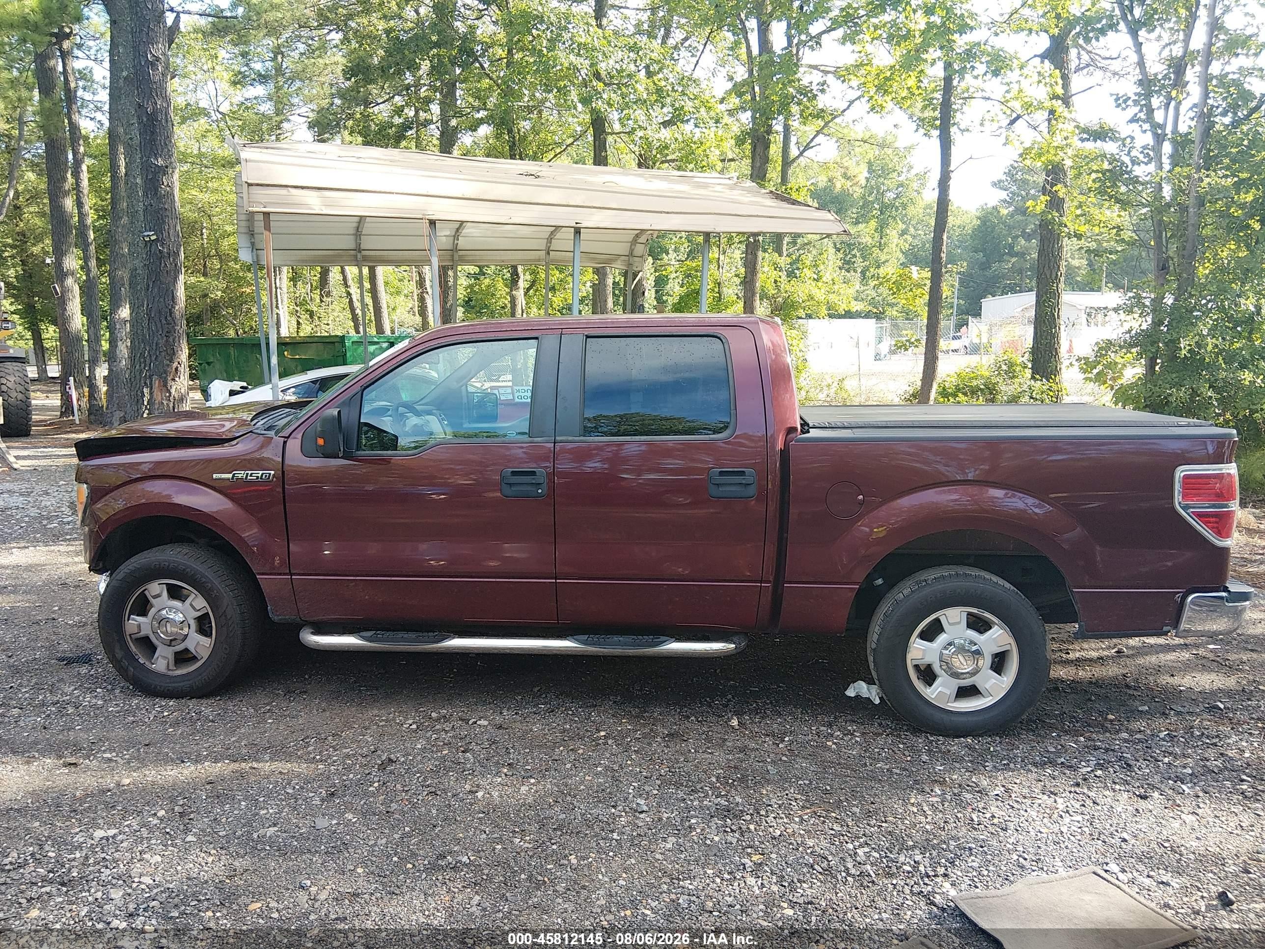 2010 Ford F-150 Fx2 Sport/xl/xlt Red vin: 1FTEW1C81AFB24160