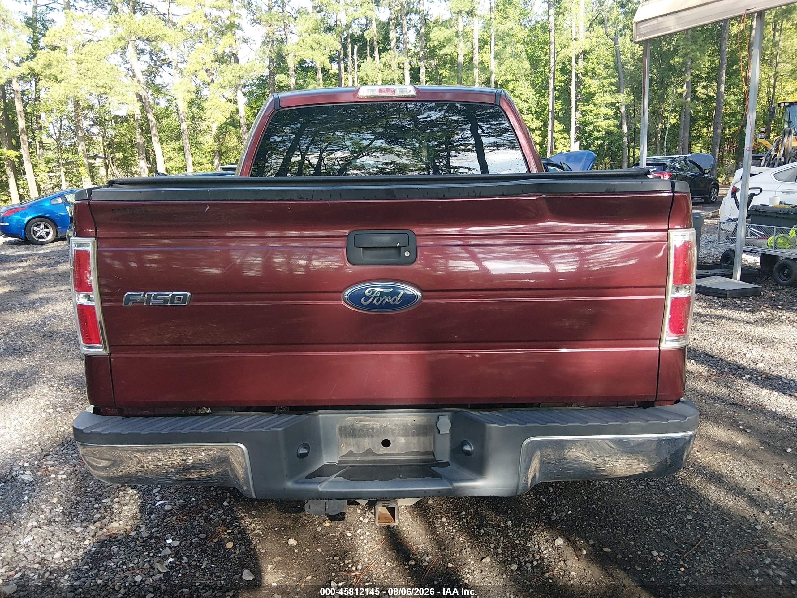 2010 Ford F-150 Fx2 Sport/xl/xlt Red vin: 1FTEW1C81AFB24160