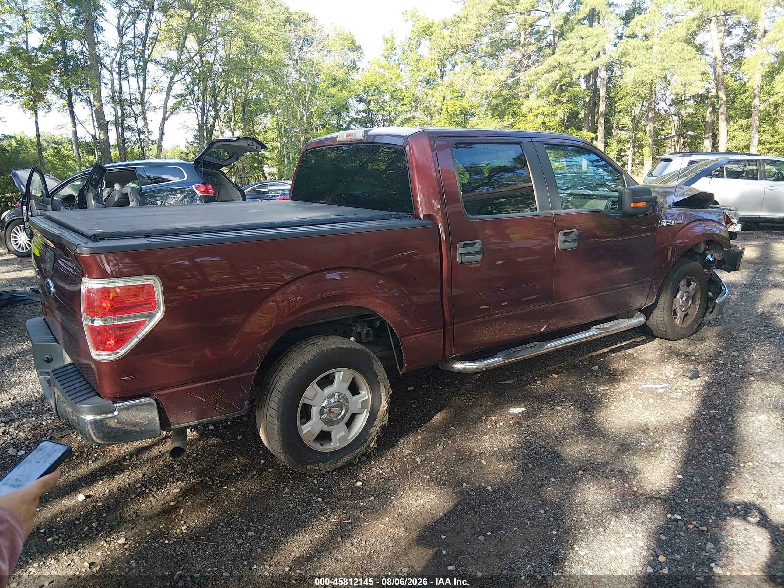 2010 Ford F-150 Fx2 Sport/xl/xlt Red vin: 1FTEW1C81AFB24160