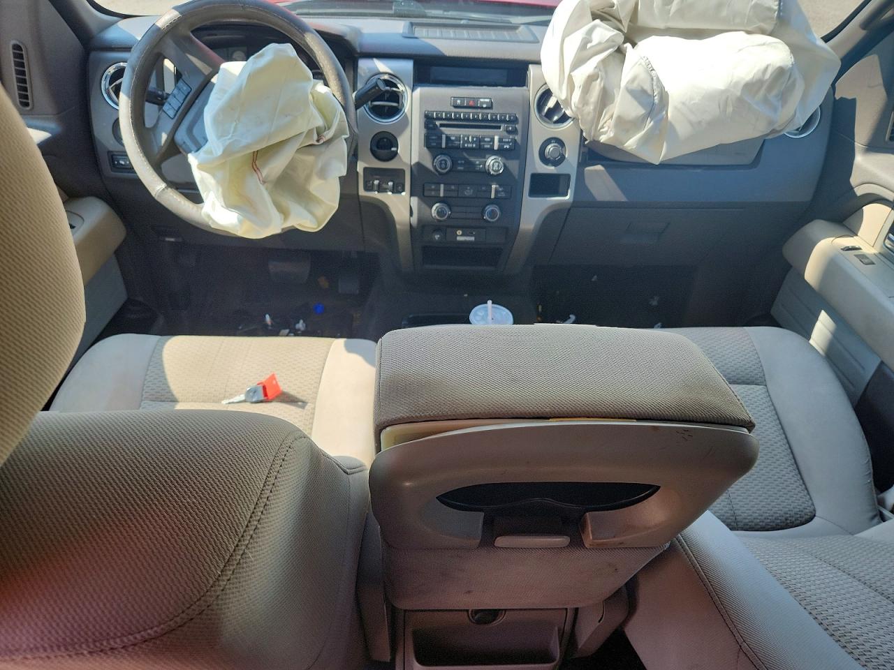 2010 Ford F150 Supercrew Red vin: 1FTEW1C81AFC44511
