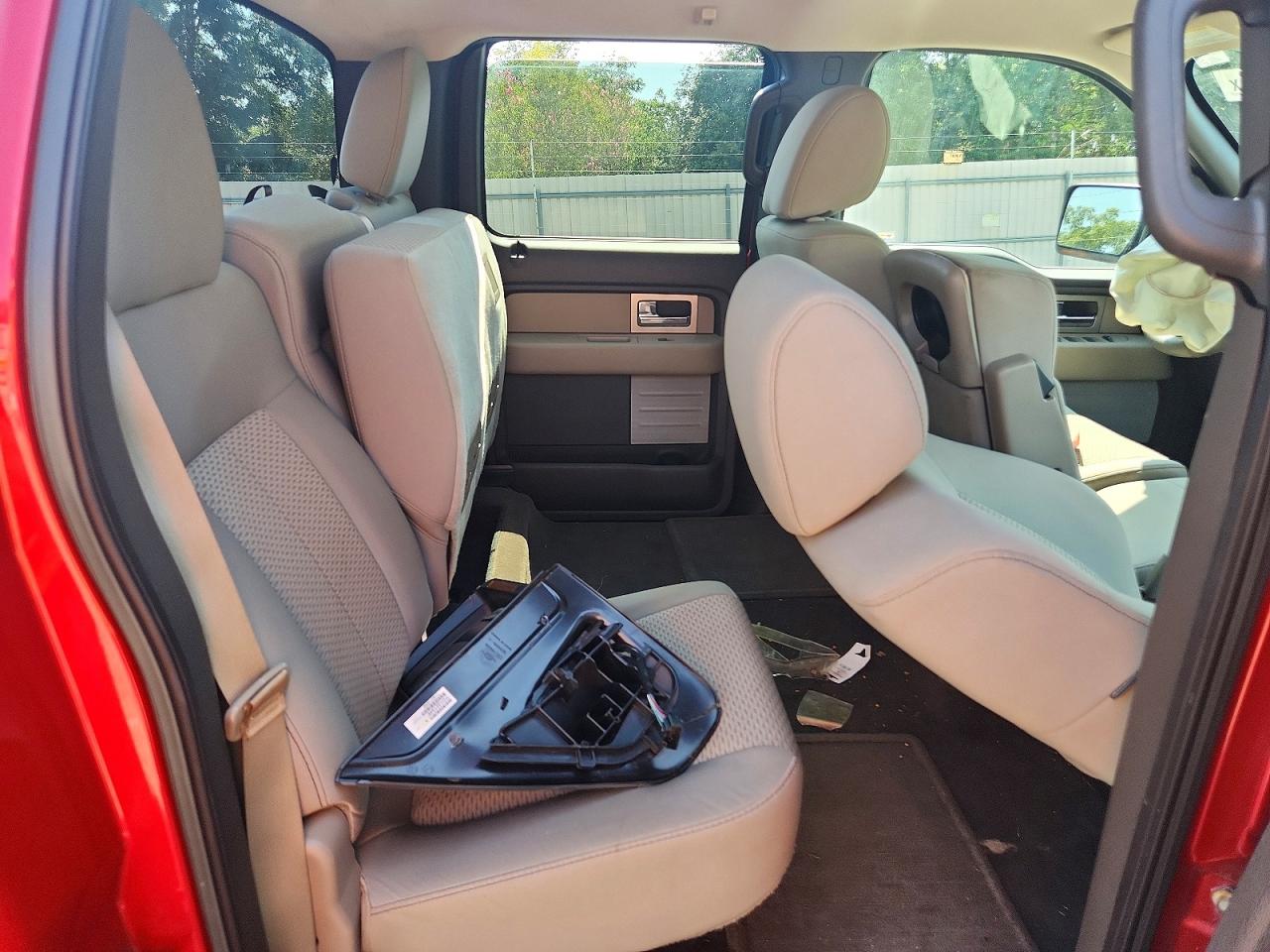 2010 Ford F150 Supercrew Red vin: 1FTEW1C81AFC44511
