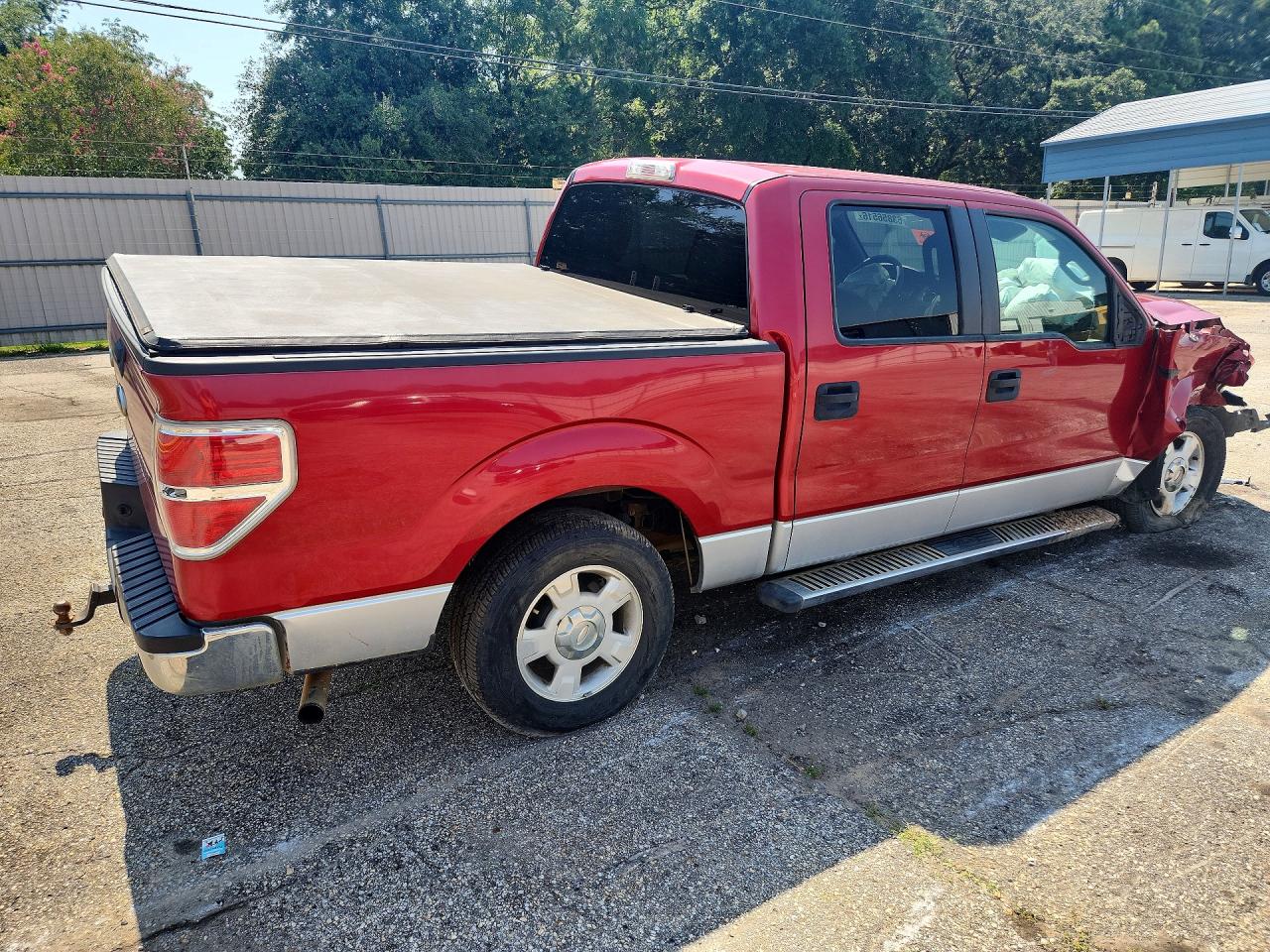 2010 Ford F150 Supercrew Red vin: 1FTEW1C81AFC44511