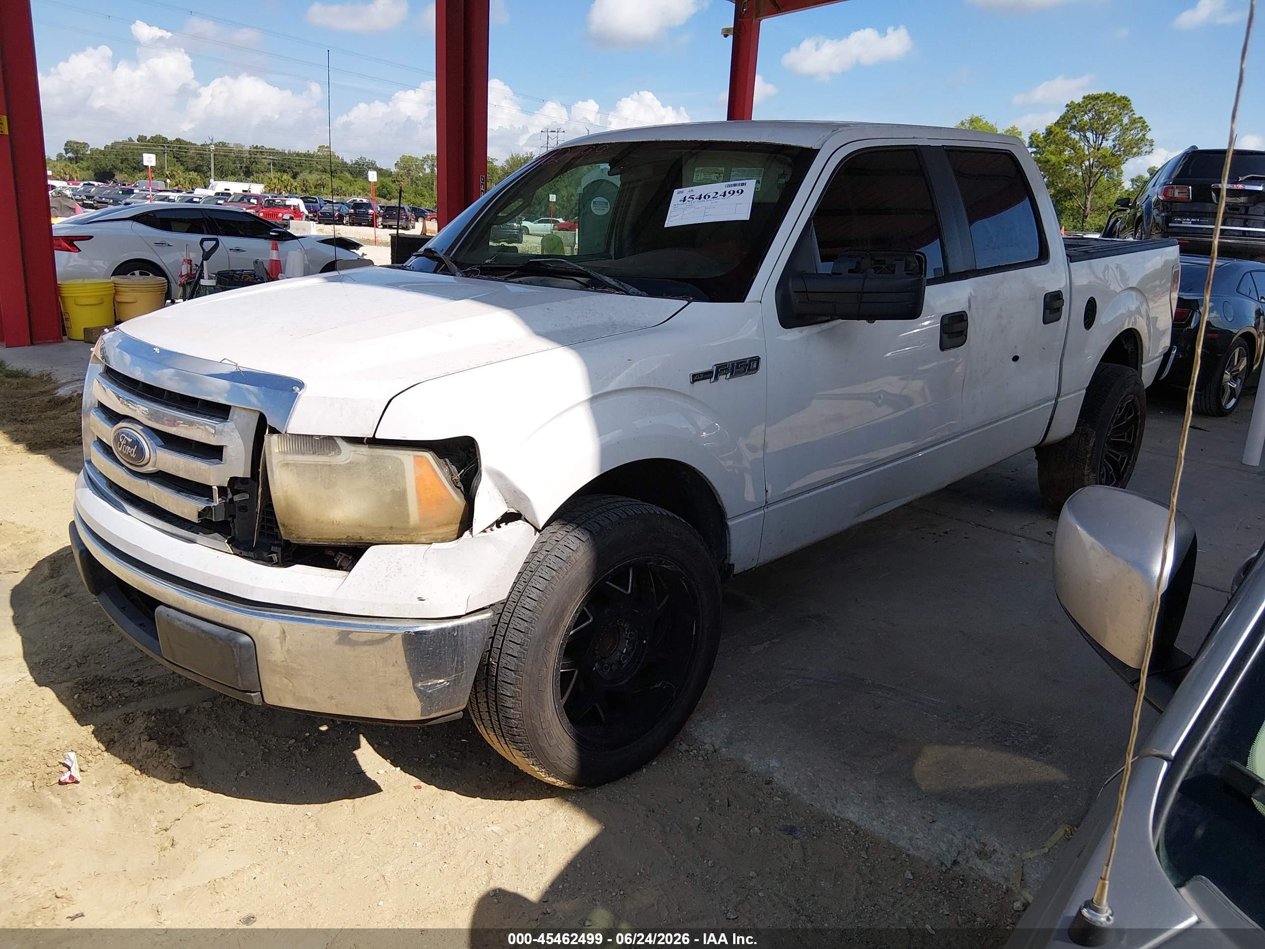 2010 Ford F-150 Fx2 Sport/xl/xlt White vin: 1FTEW1C81AFC55248
