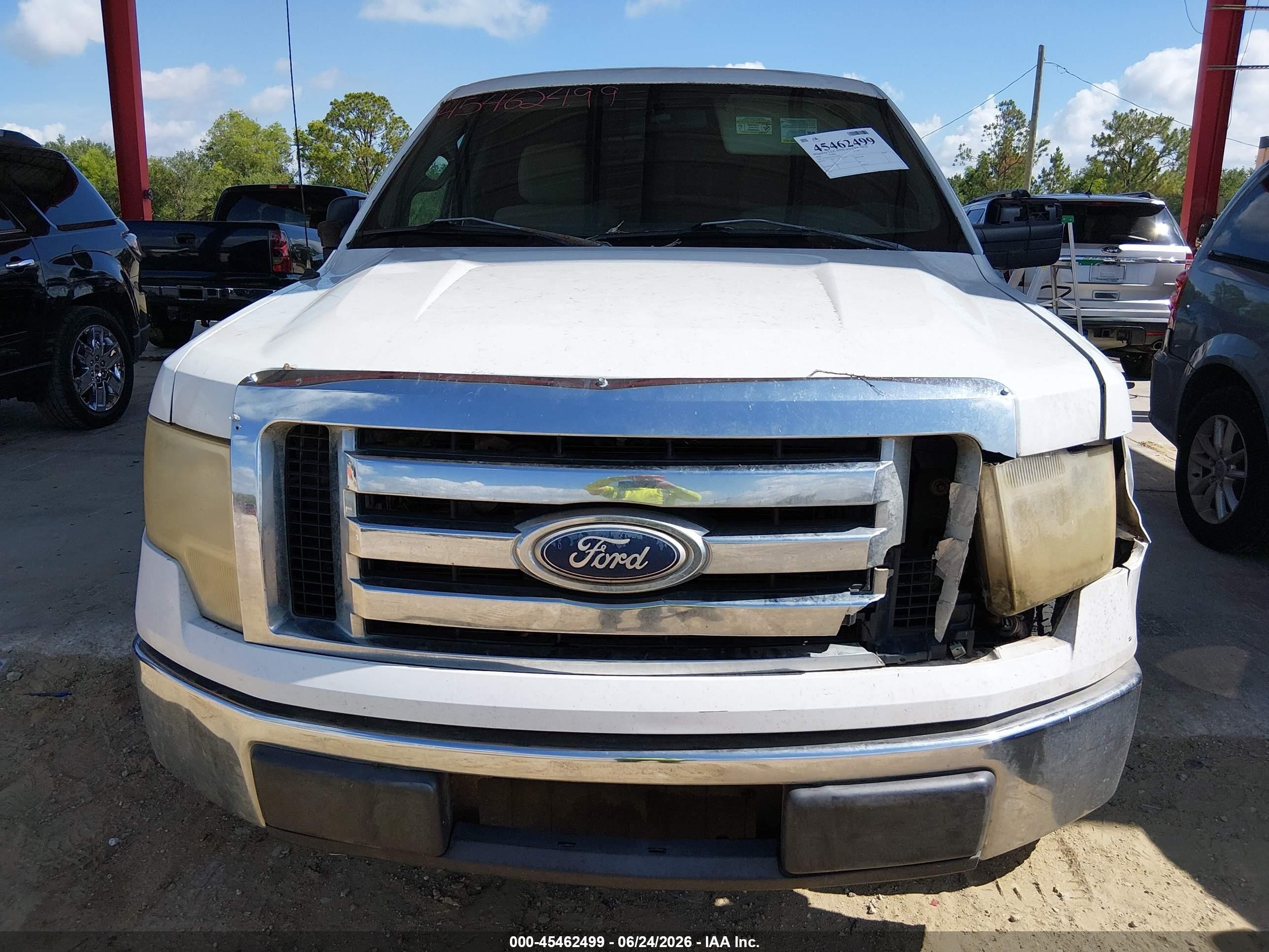 2010 Ford F-150 Fx2 Sport/xl/xlt White vin: 1FTEW1C81AFC55248