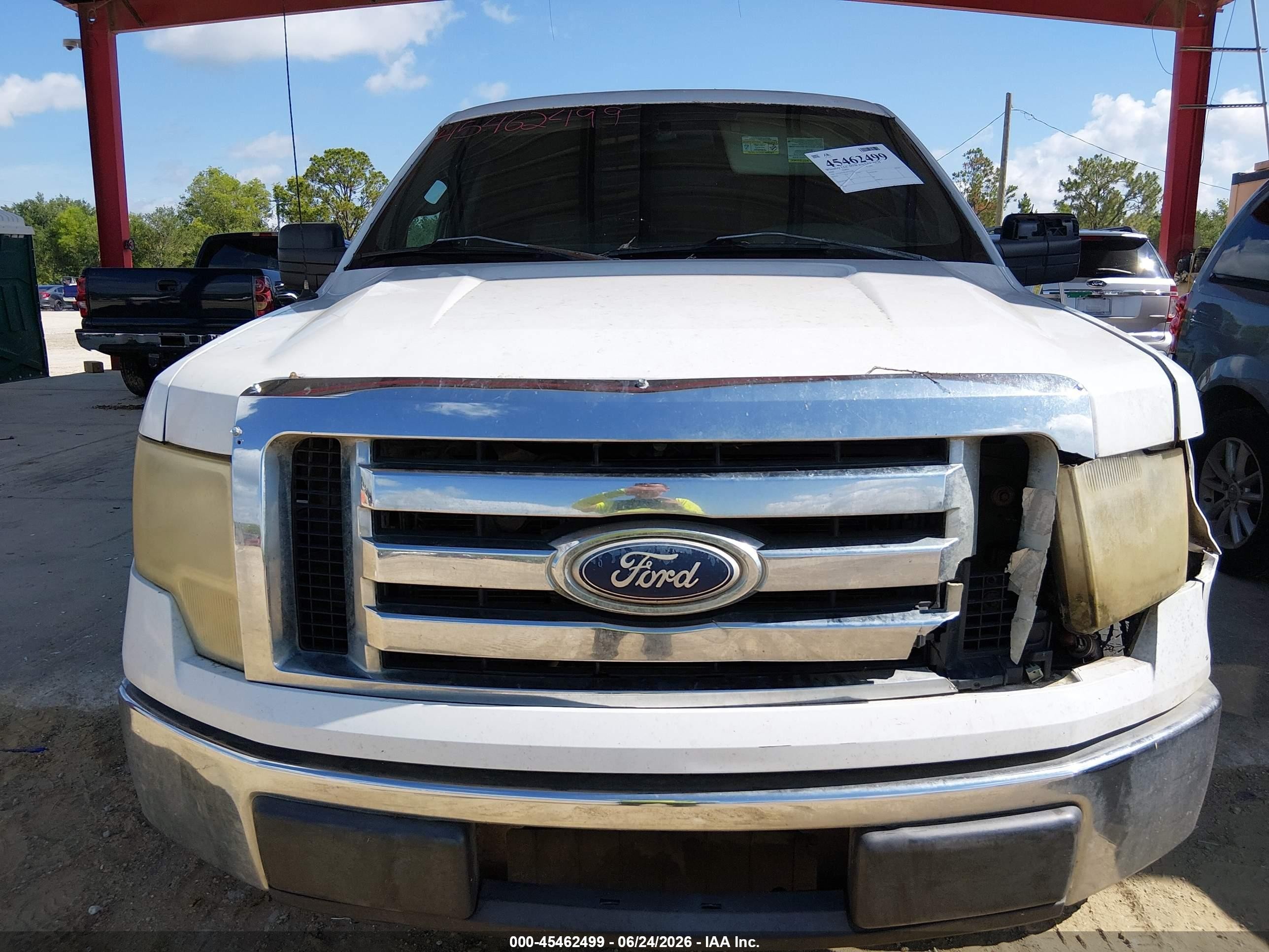 2010 Ford F-150 Fx2 Sport/xl/xlt White vin: 1FTEW1C81AFC55248