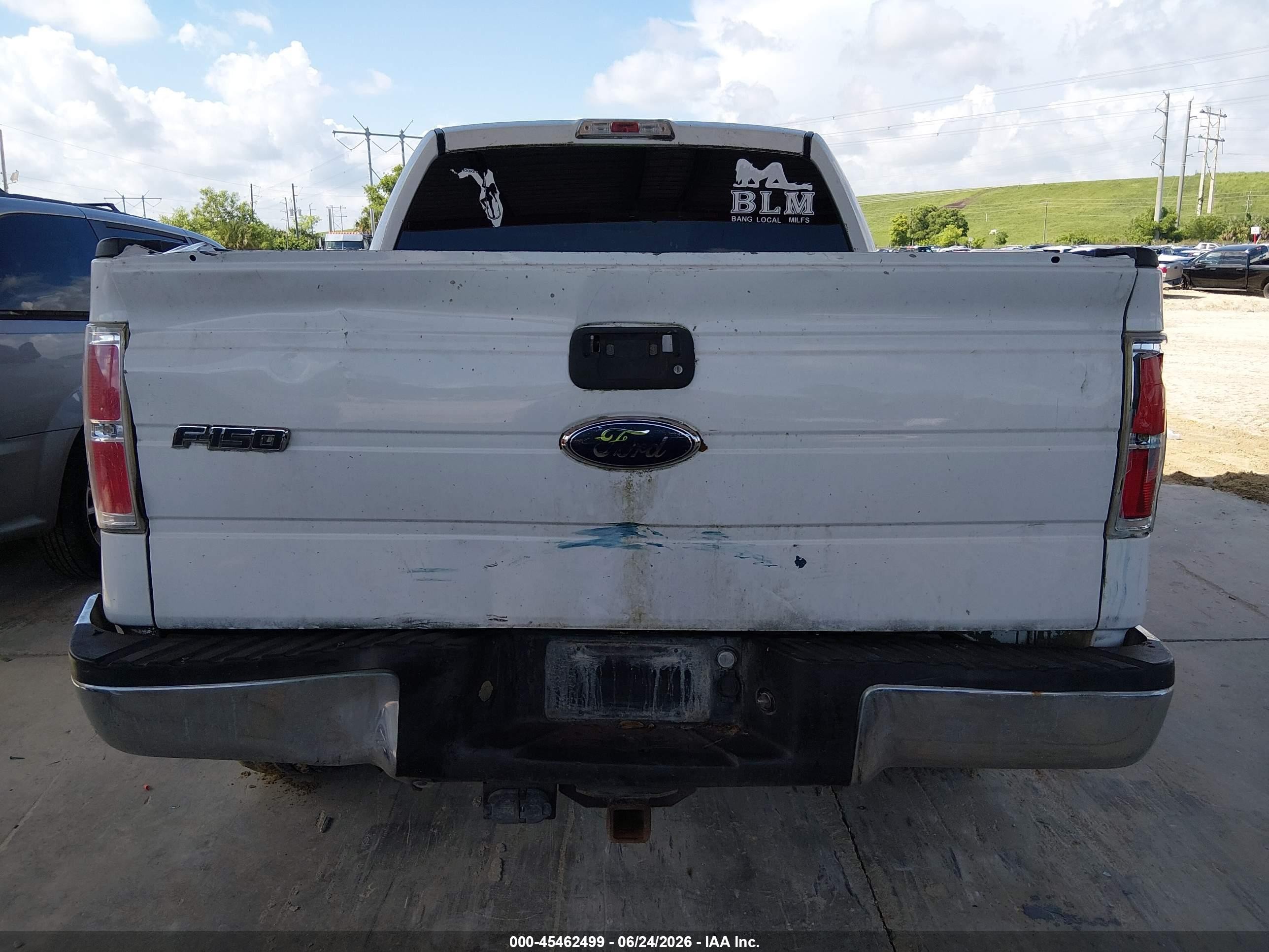 2010 Ford F-150 Fx2 Sport/xl/xlt White vin: 1FTEW1C81AFC55248