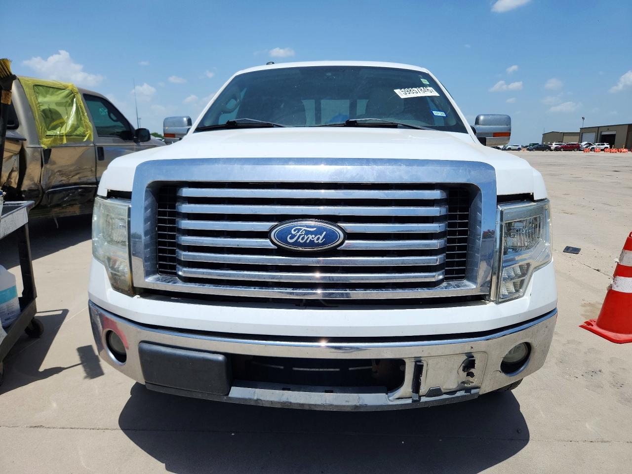 2010 Ford F150 Supercrew White vin: 1FTEW1C81AFD42941