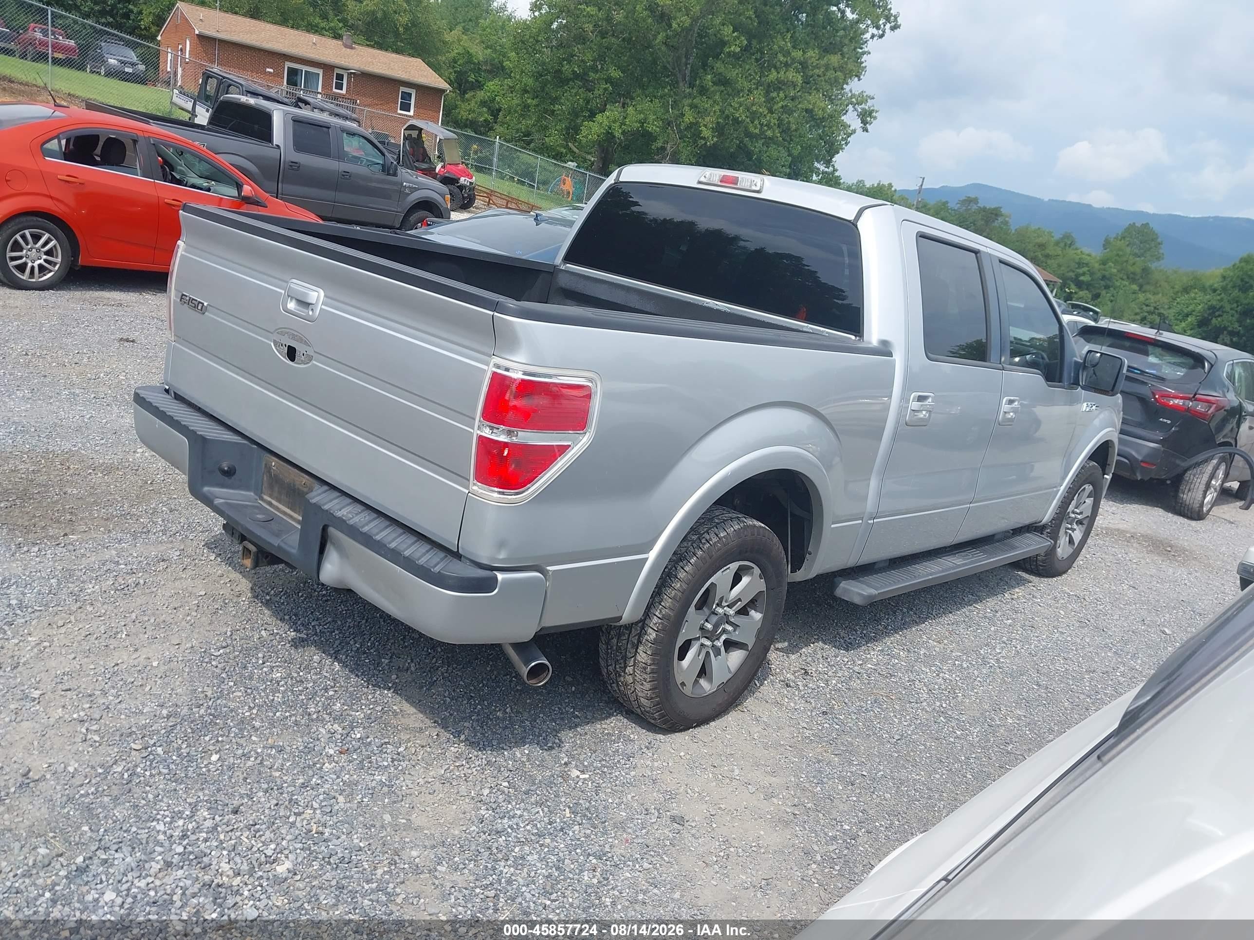 2010 Ford F-150 Fx2 Sport/xl/xlt Silver vin: 1FTEW1C81AKE59197