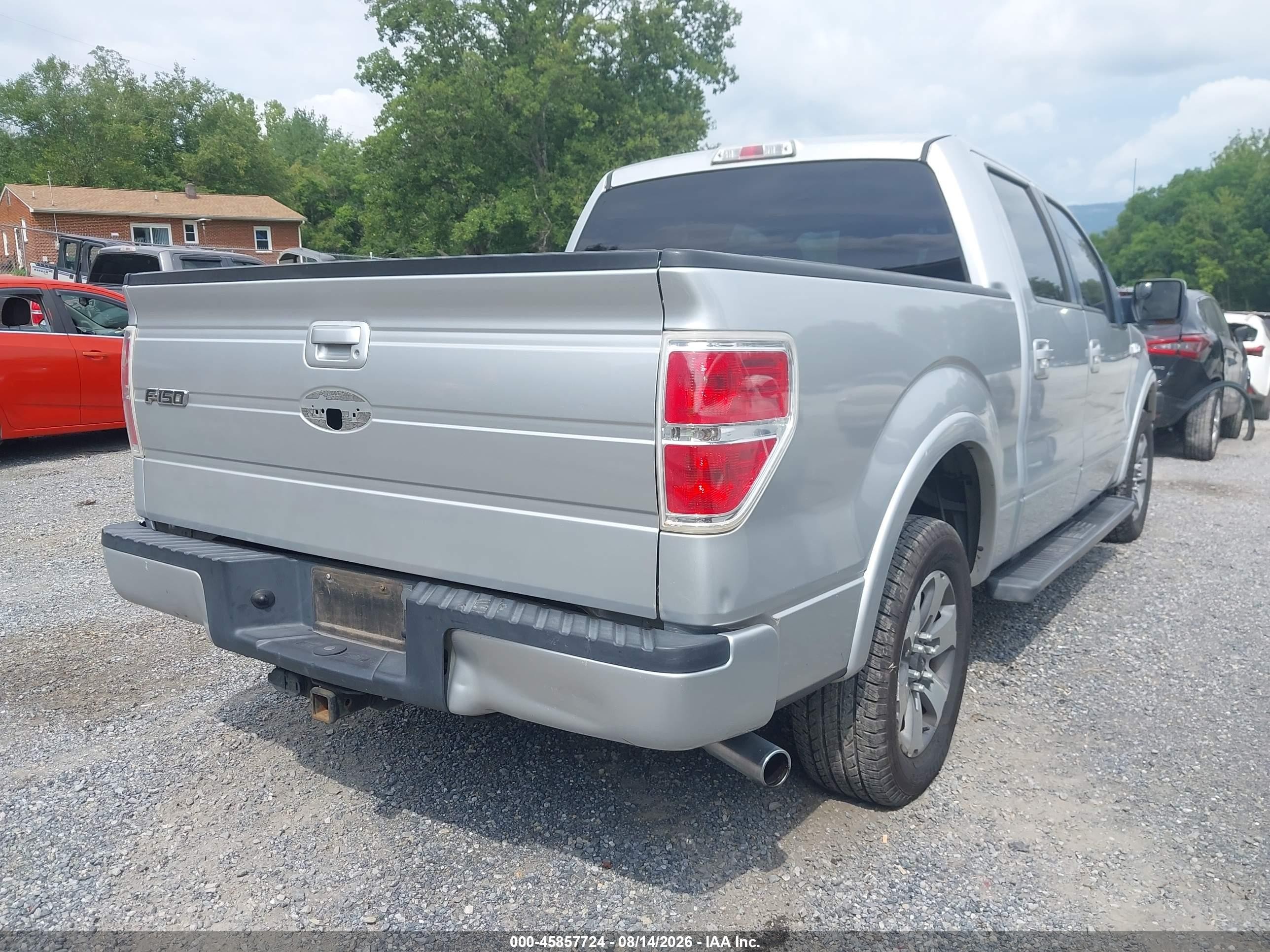 2010 Ford F-150 Fx2 Sport/xl/xlt Silver vin: 1FTEW1C81AKE59197