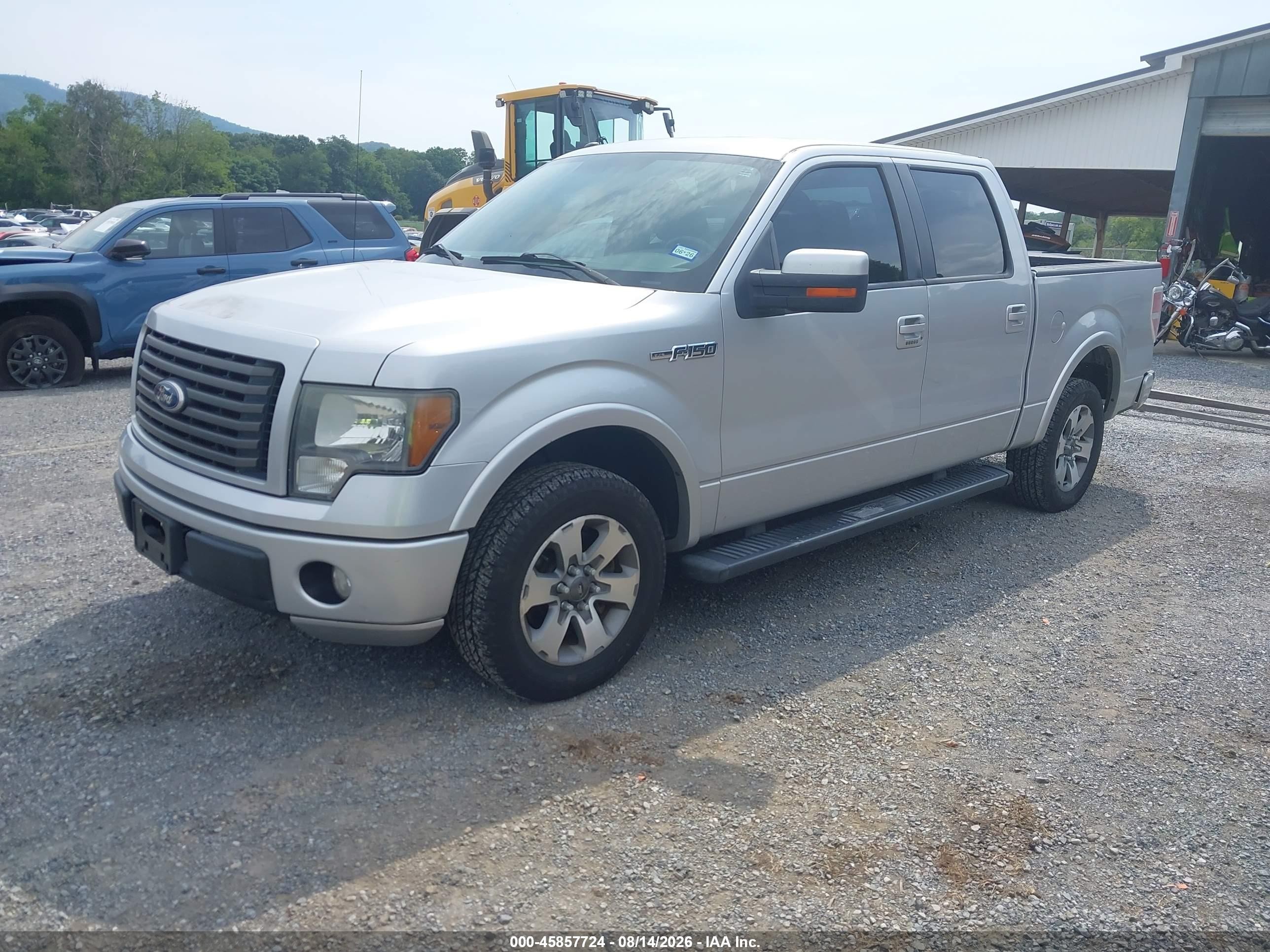 2010 Ford F-150 Fx2 Sport/xl/xlt Silver vin: 1FTEW1C81AKE59197