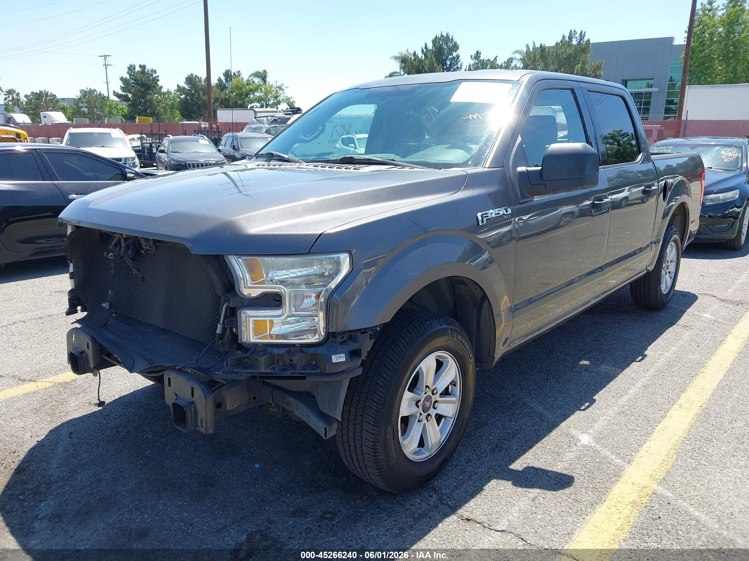 2015 Ford F-150 Xlt Brown vin: 1FTEW1C81FKD83598
