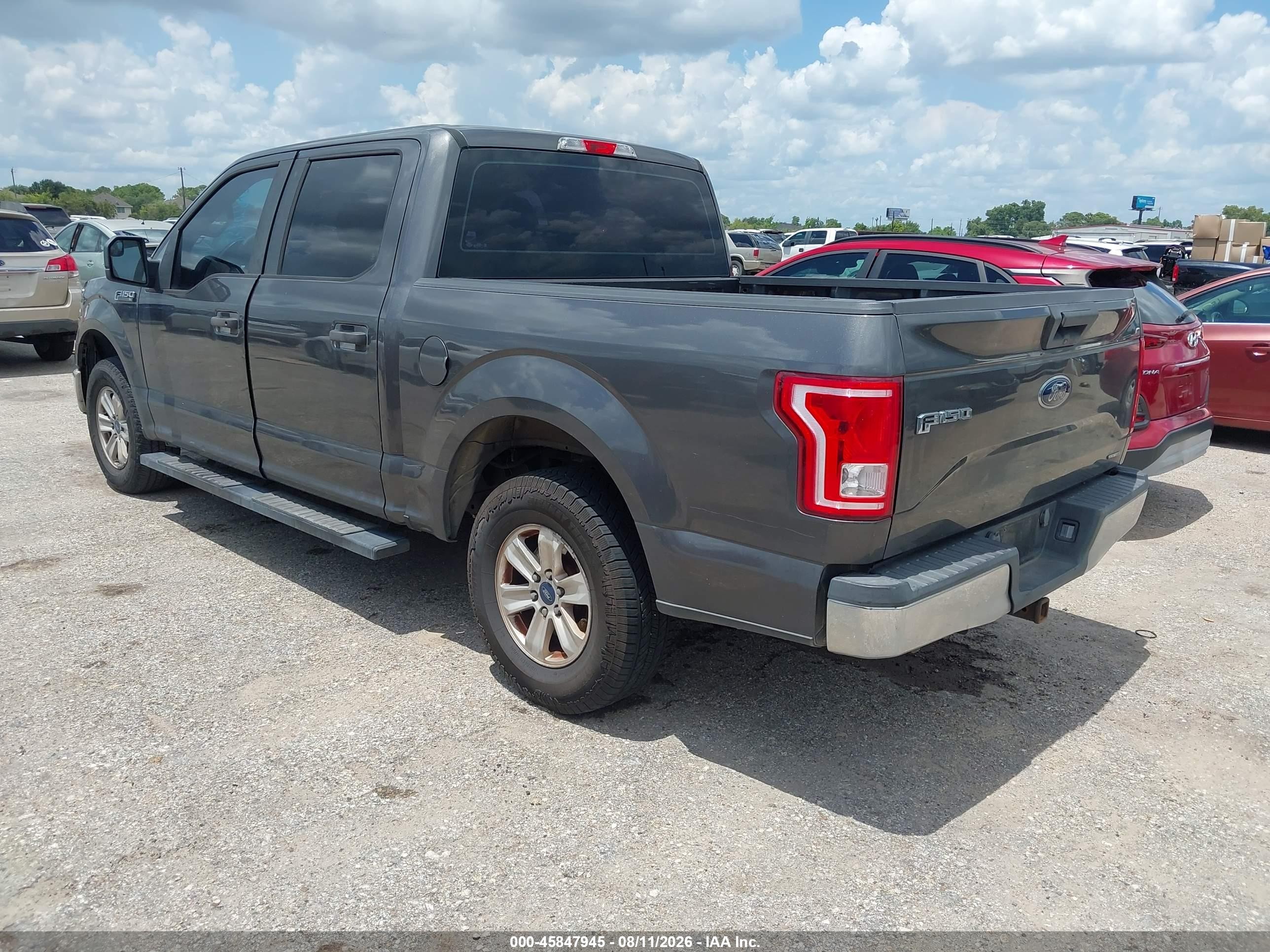 2015 Ford F-150 Xl Серый vin: 1FTEW1C81FKE31214