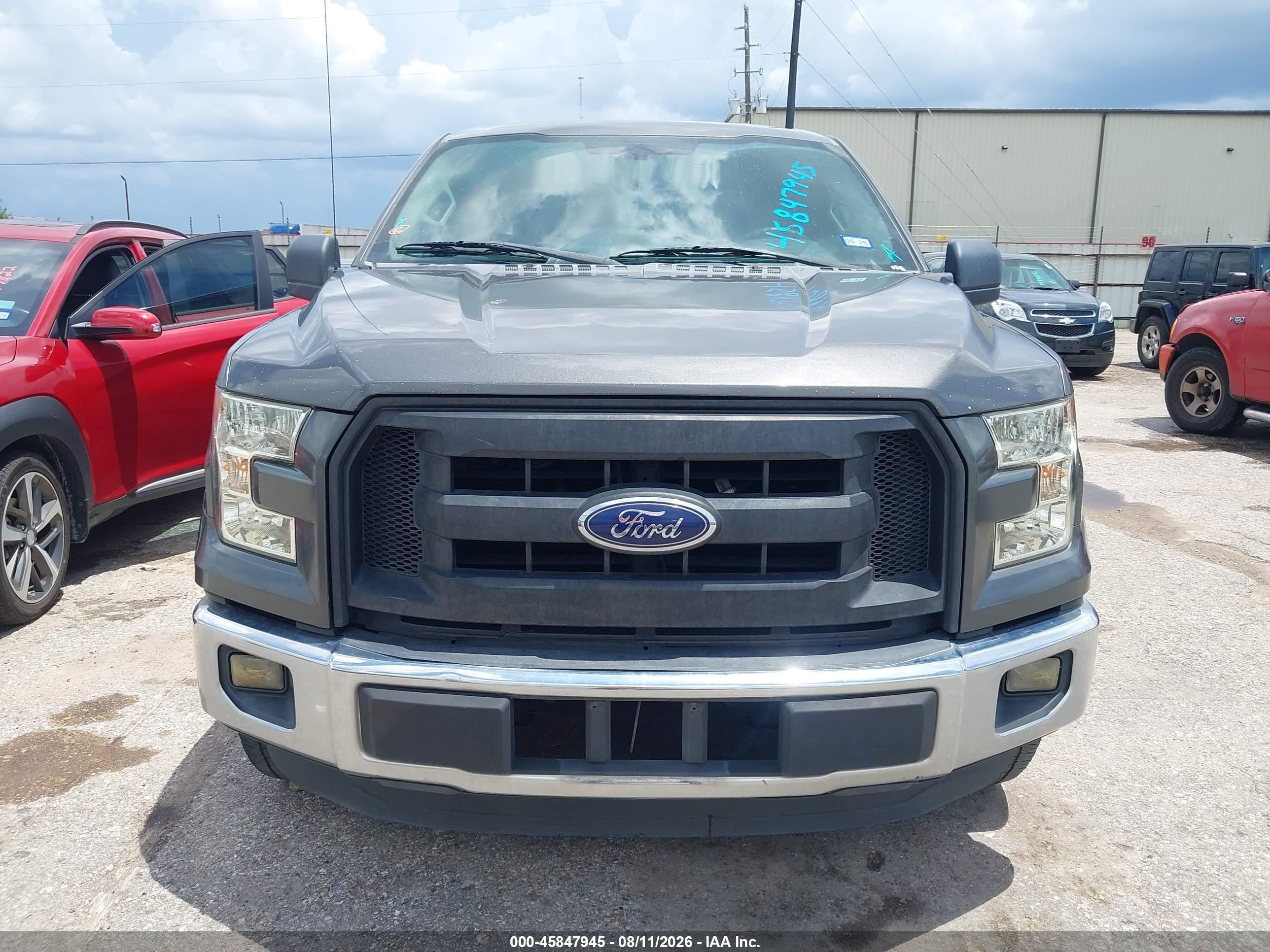 2015 Ford F-150 Xl Серый vin: 1FTEW1C81FKE31214