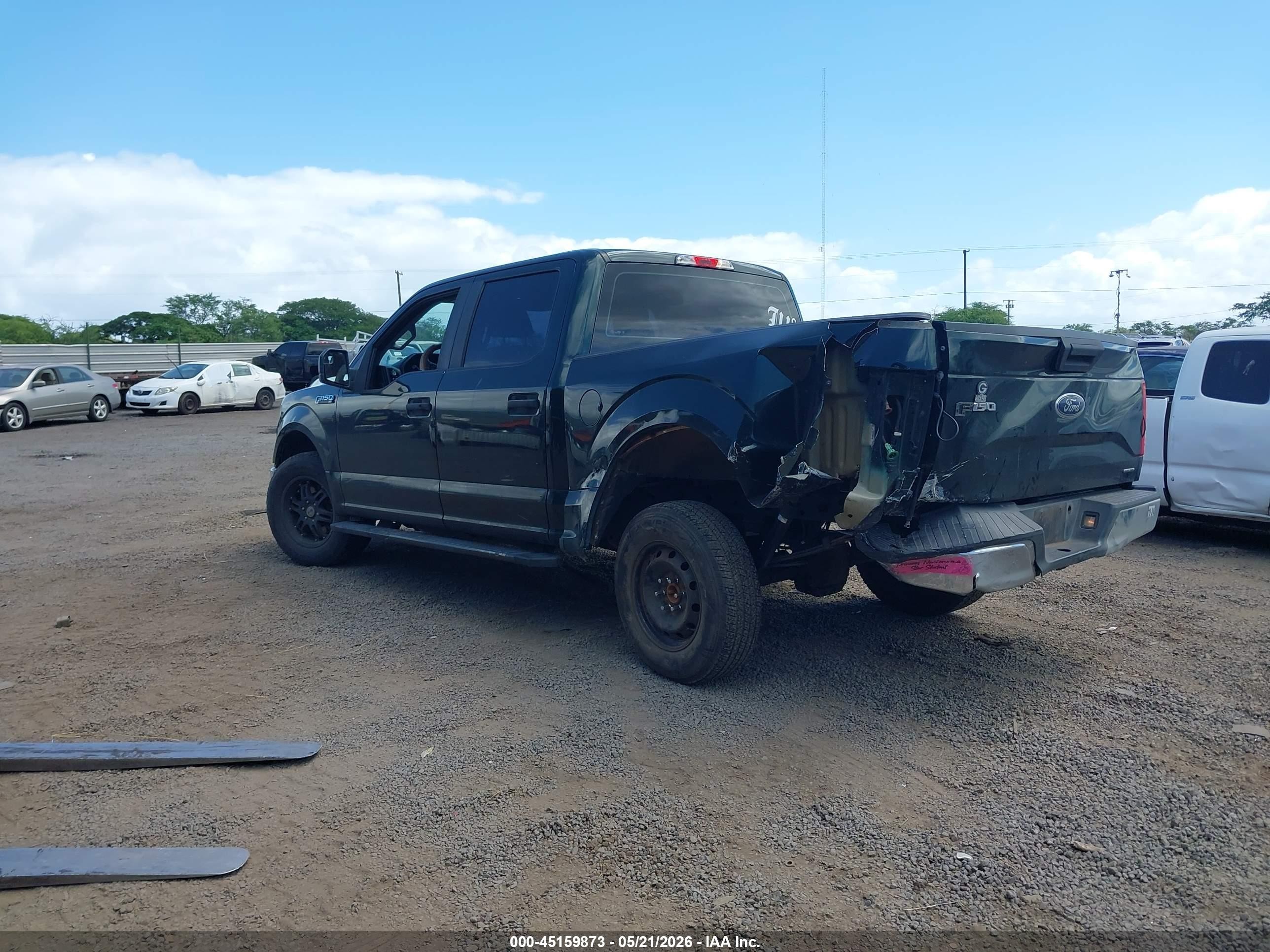 2015 Ford F-150 Xl Green vin: 1FTEW1C81FKE65931