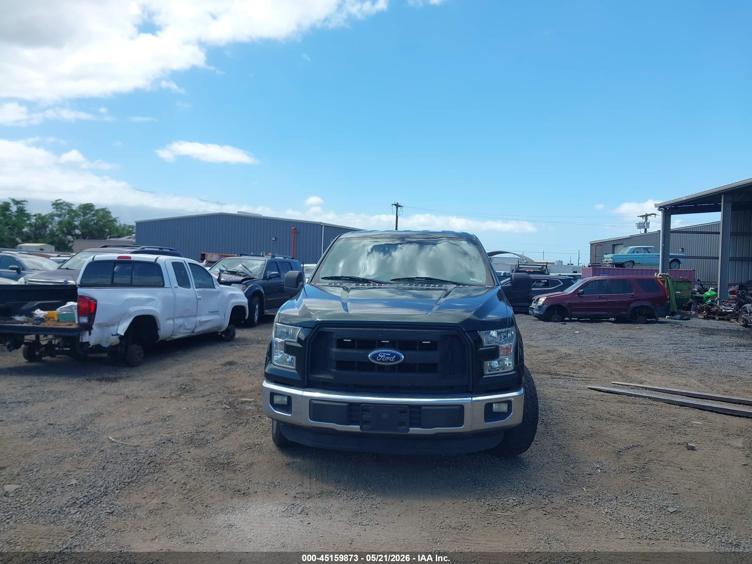 2015 Ford F-150 Xl Green vin: 1FTEW1C81FKE65931