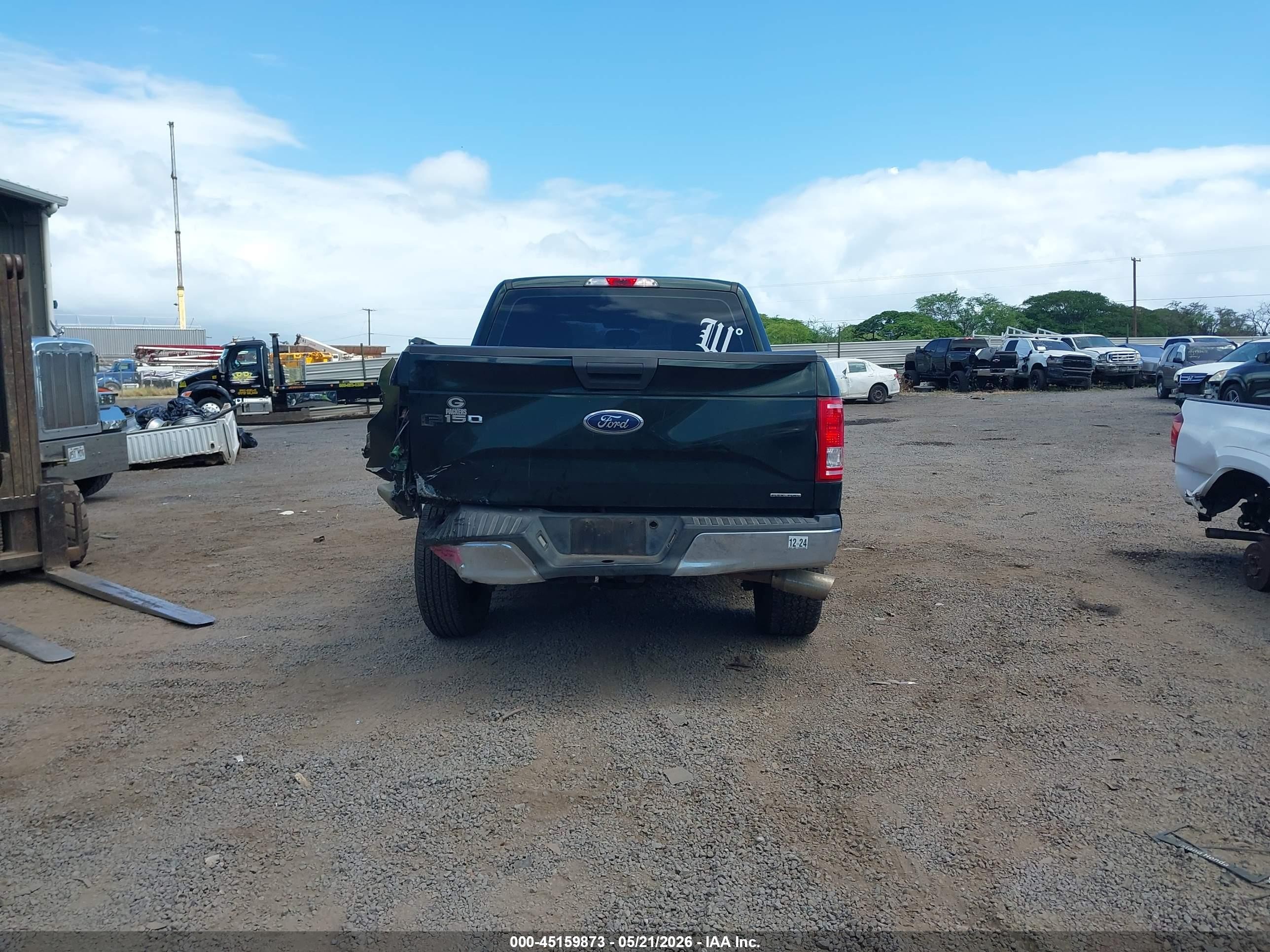2015 Ford F-150 Xl Green vin: 1FTEW1C81FKE65931
