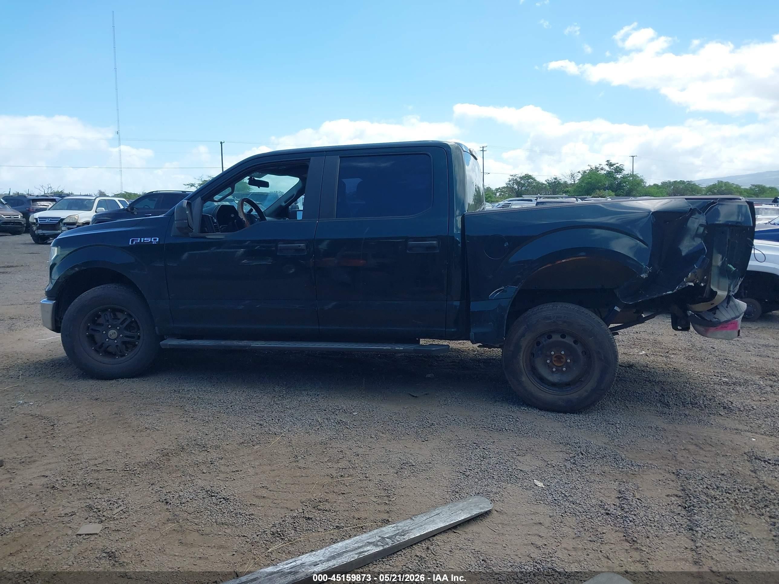 2015 Ford F-150 Xl Green vin: 1FTEW1C81FKE65931