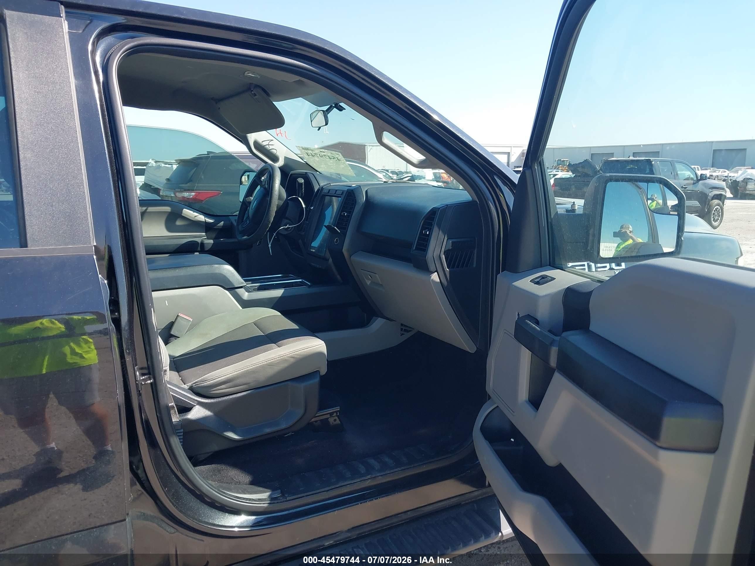 2015 Ford F-150 Xl/xlt Black vin: 1FTEW1C81FKE69865