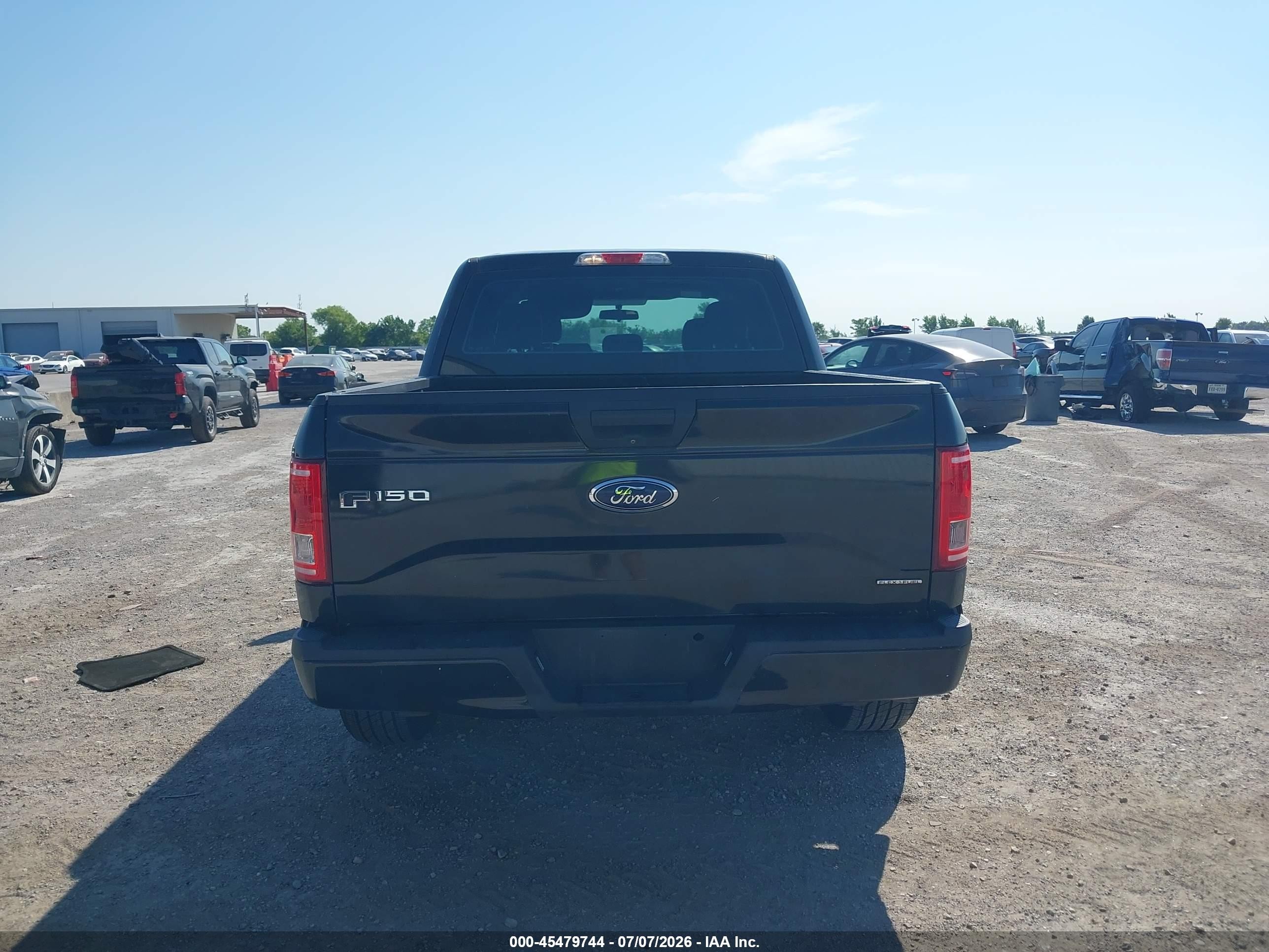 2015 Ford F-150 Xl/xlt Black vin: 1FTEW1C81FKE69865
