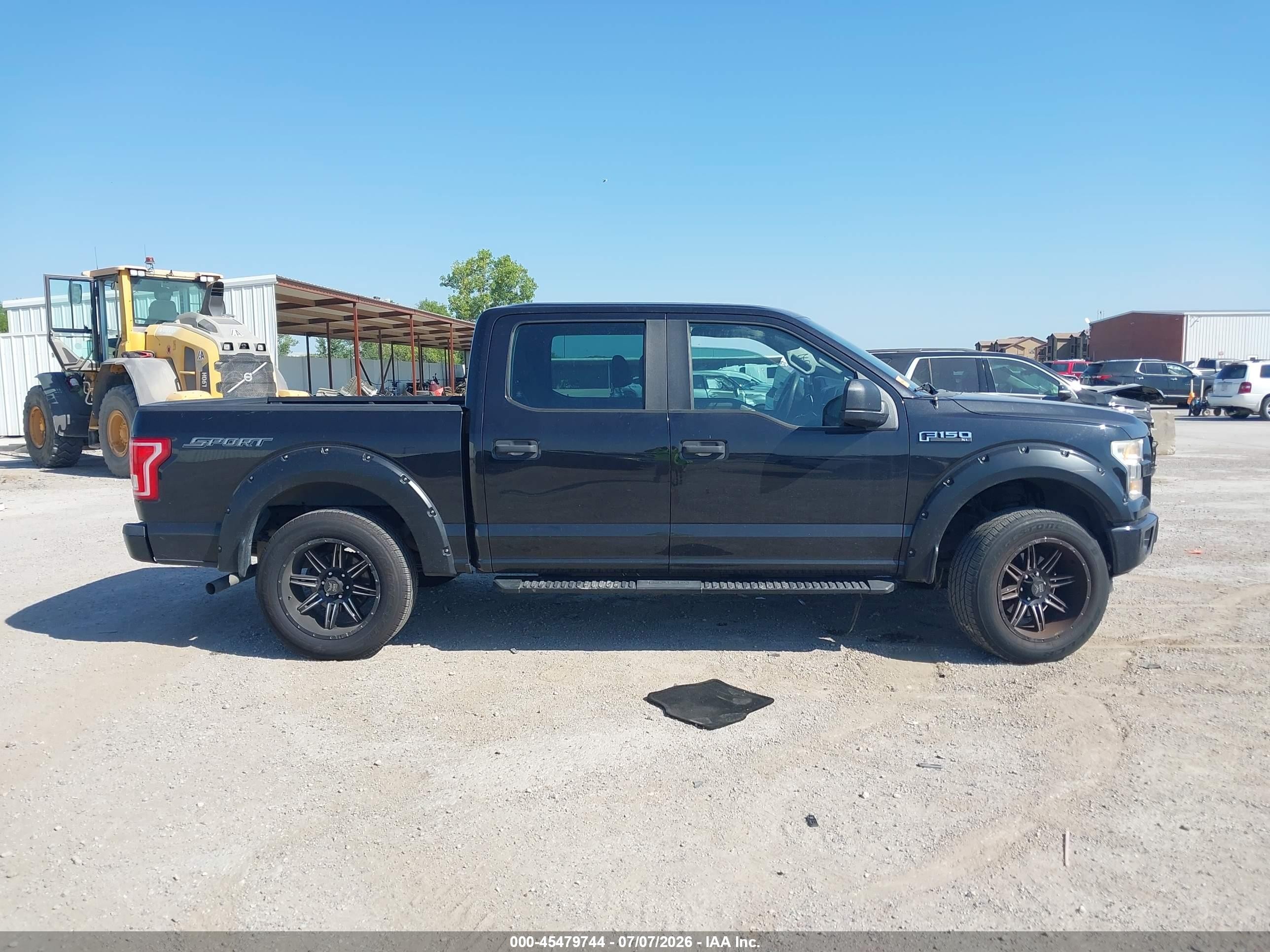 2015 Ford F-150 Xl/xlt Black vin: 1FTEW1C81FKE69865