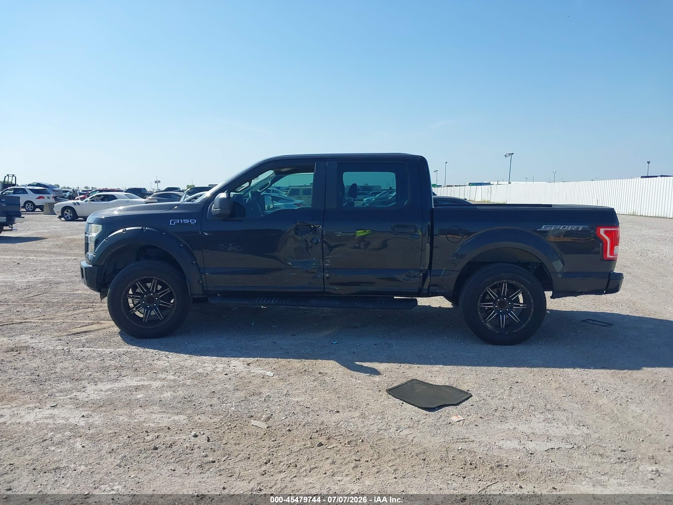 2015 Ford F-150 Xl/xlt Black vin: 1FTEW1C81FKE69865