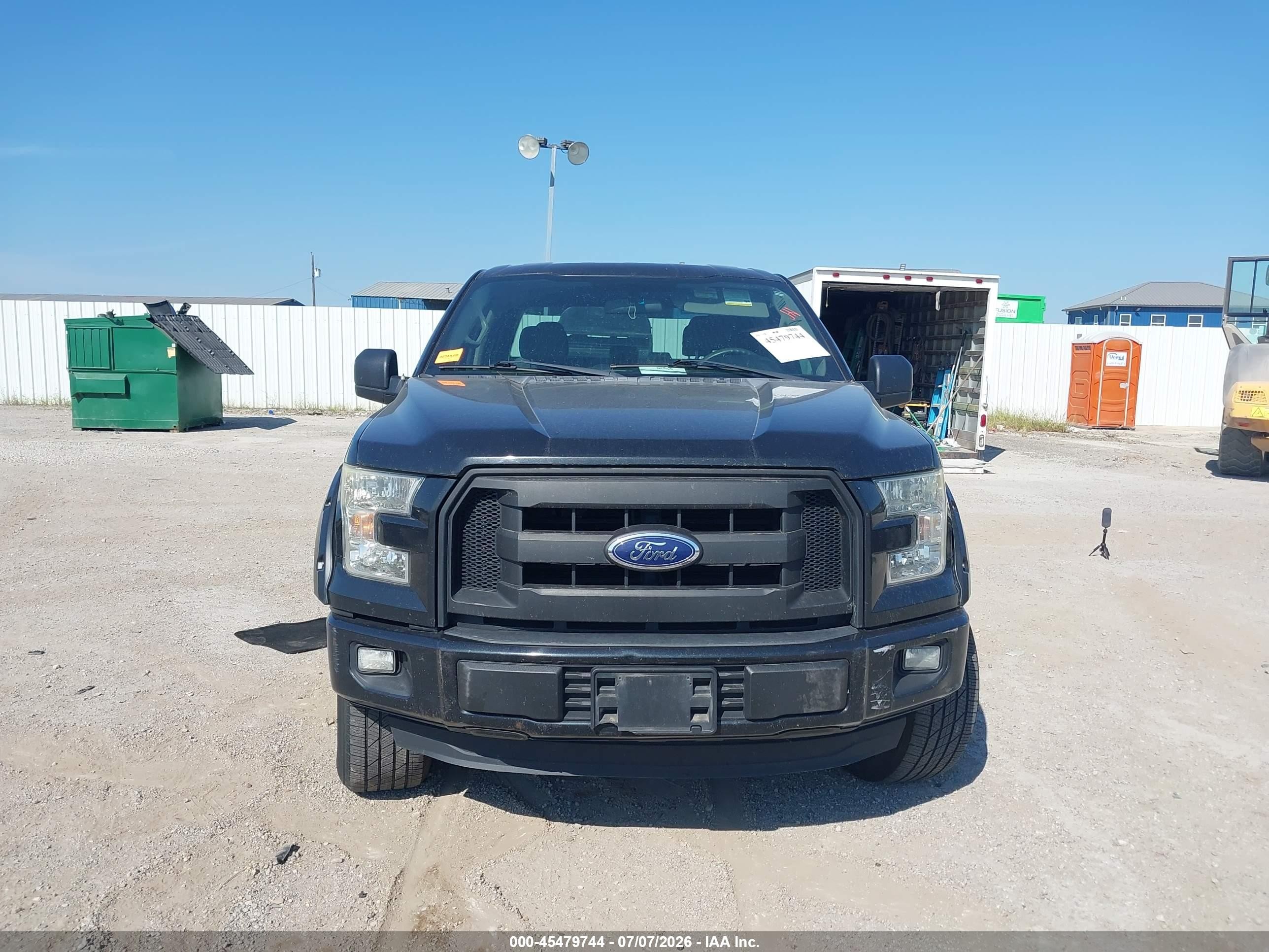 2015 Ford F-150 Xl/xlt Black vin: 1FTEW1C81FKE69865