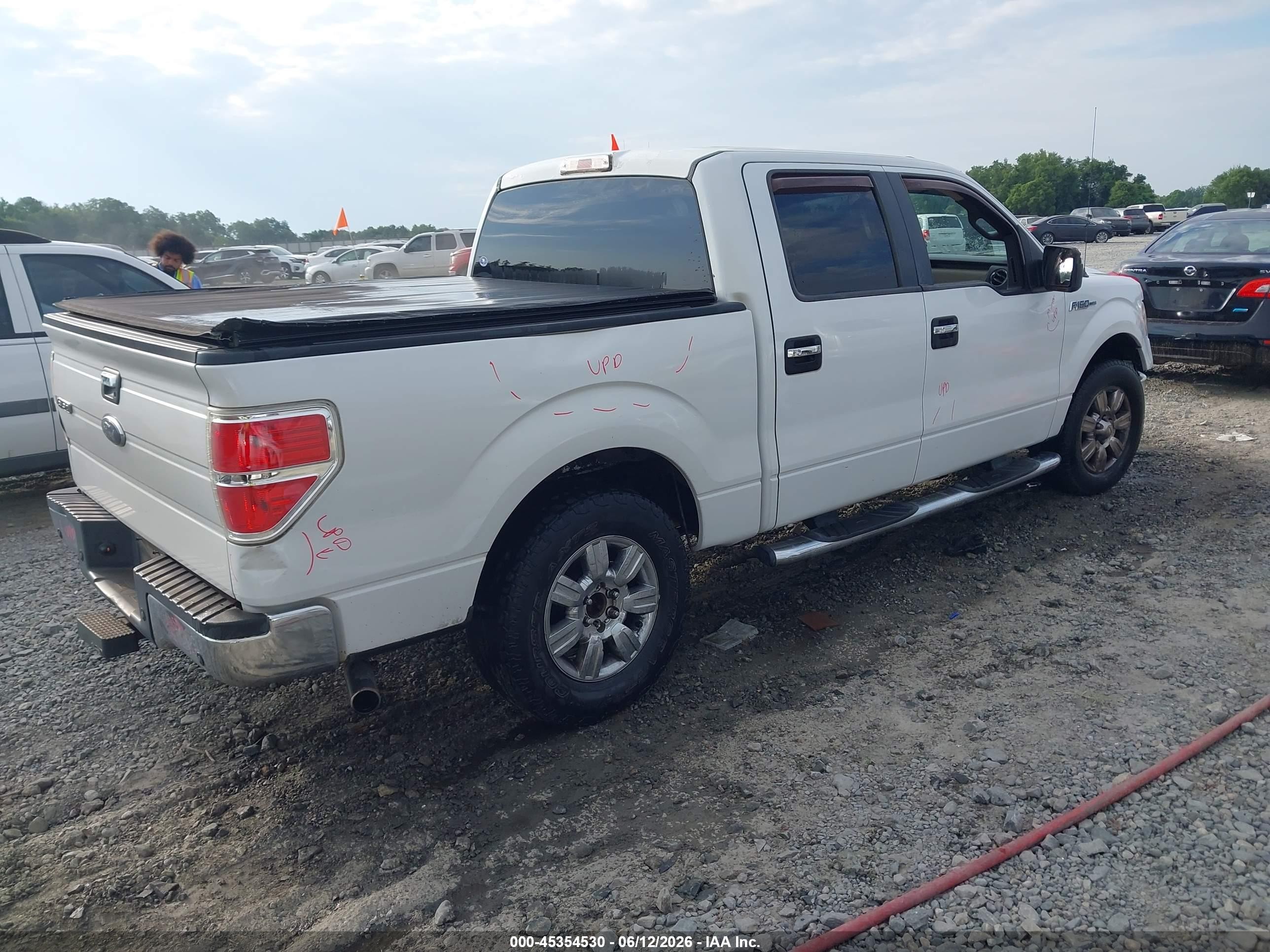 2010 Ford F-150 Fx2 Sport/xl/xlt White vin: 1FTEW1C82AFA71453