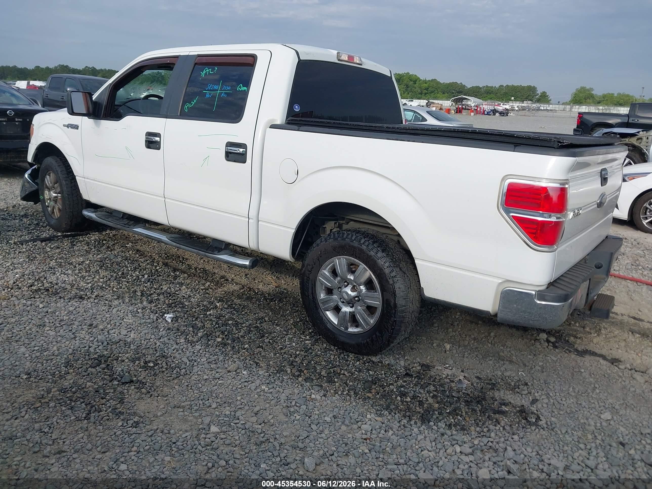 2010 Ford F-150 Fx2 Sport/xl/xlt White vin: 1FTEW1C82AFA71453