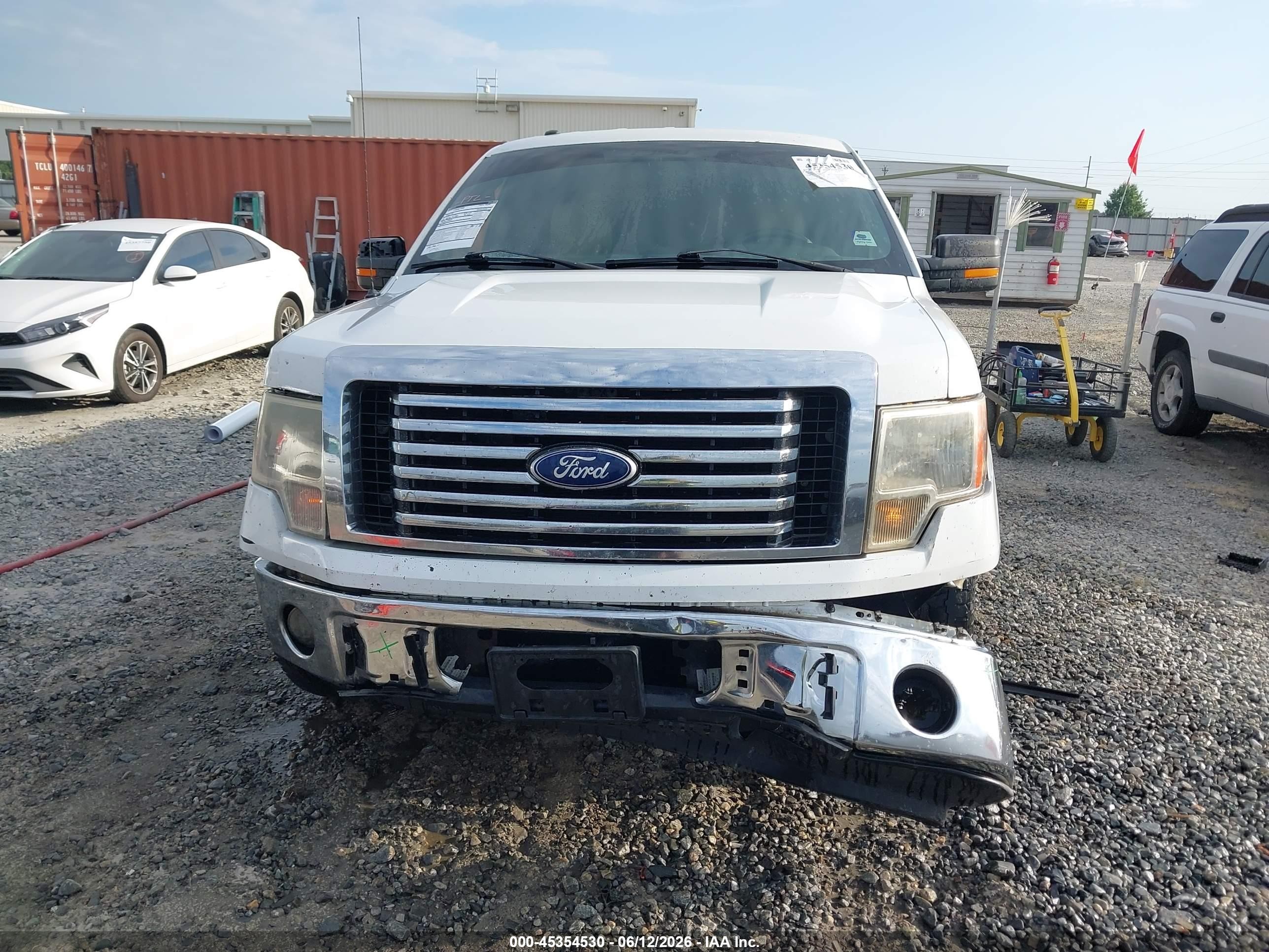 2010 Ford F-150 Fx2 Sport/xl/xlt White vin: 1FTEW1C82AFA71453