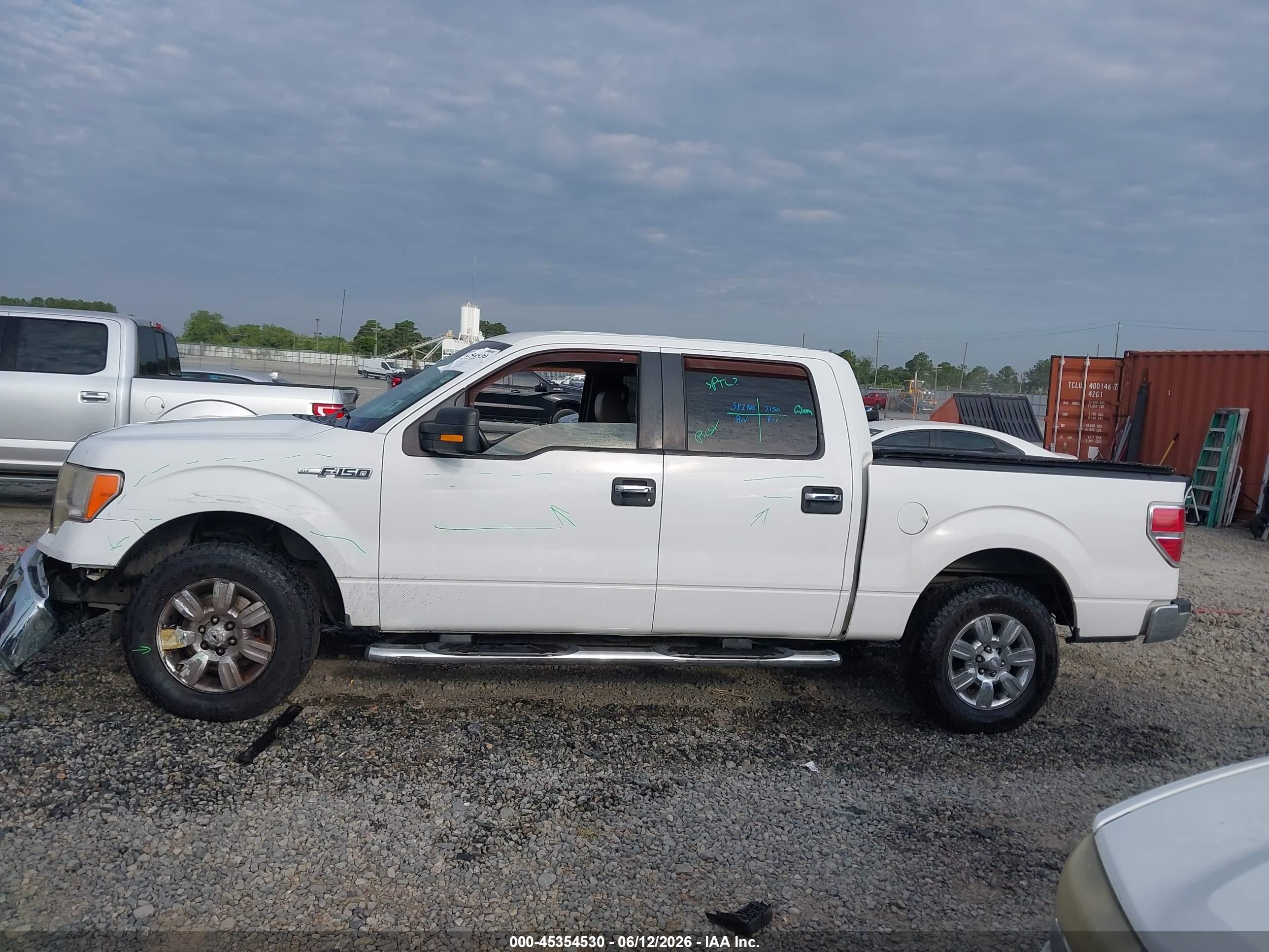 2010 Ford F-150 Fx2 Sport/xl/xlt White vin: 1FTEW1C82AFA71453