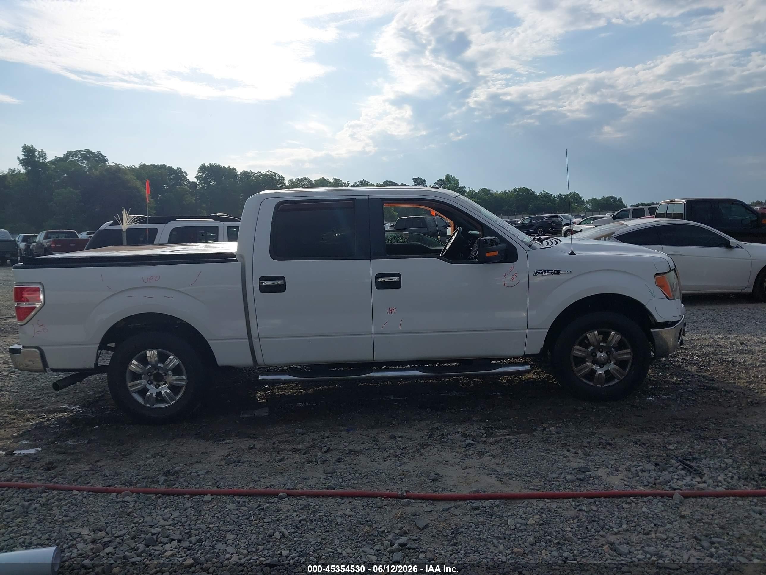 2010 Ford F-150 Fx2 Sport/xl/xlt White vin: 1FTEW1C82AFA71453