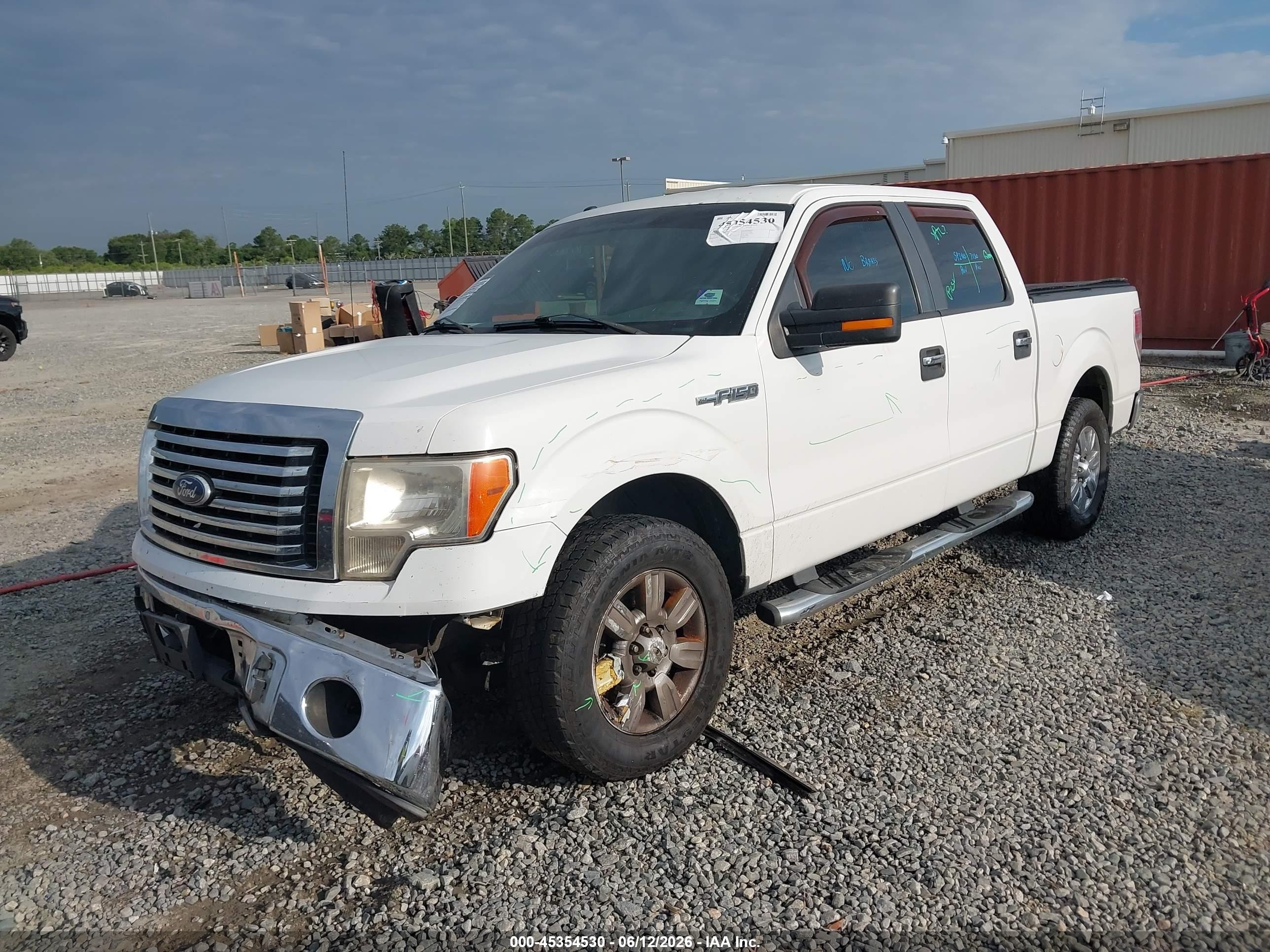 2010 Ford F-150 Fx2 Sport/xl/xlt White vin: 1FTEW1C82AFA71453