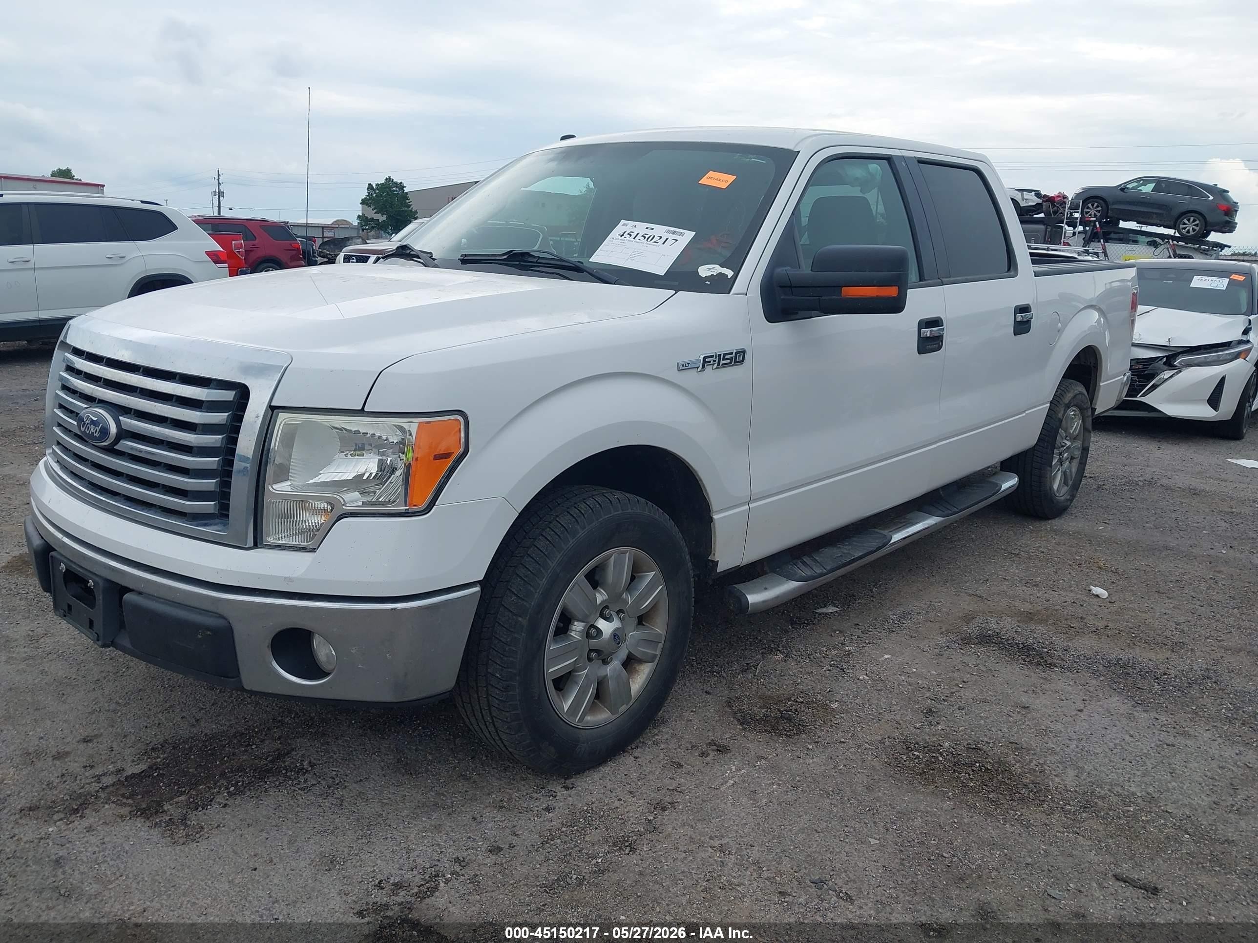 2010 Ford F-150 Fx2 Sport/xl/xlt White vin: 1FTEW1C82AFB04922