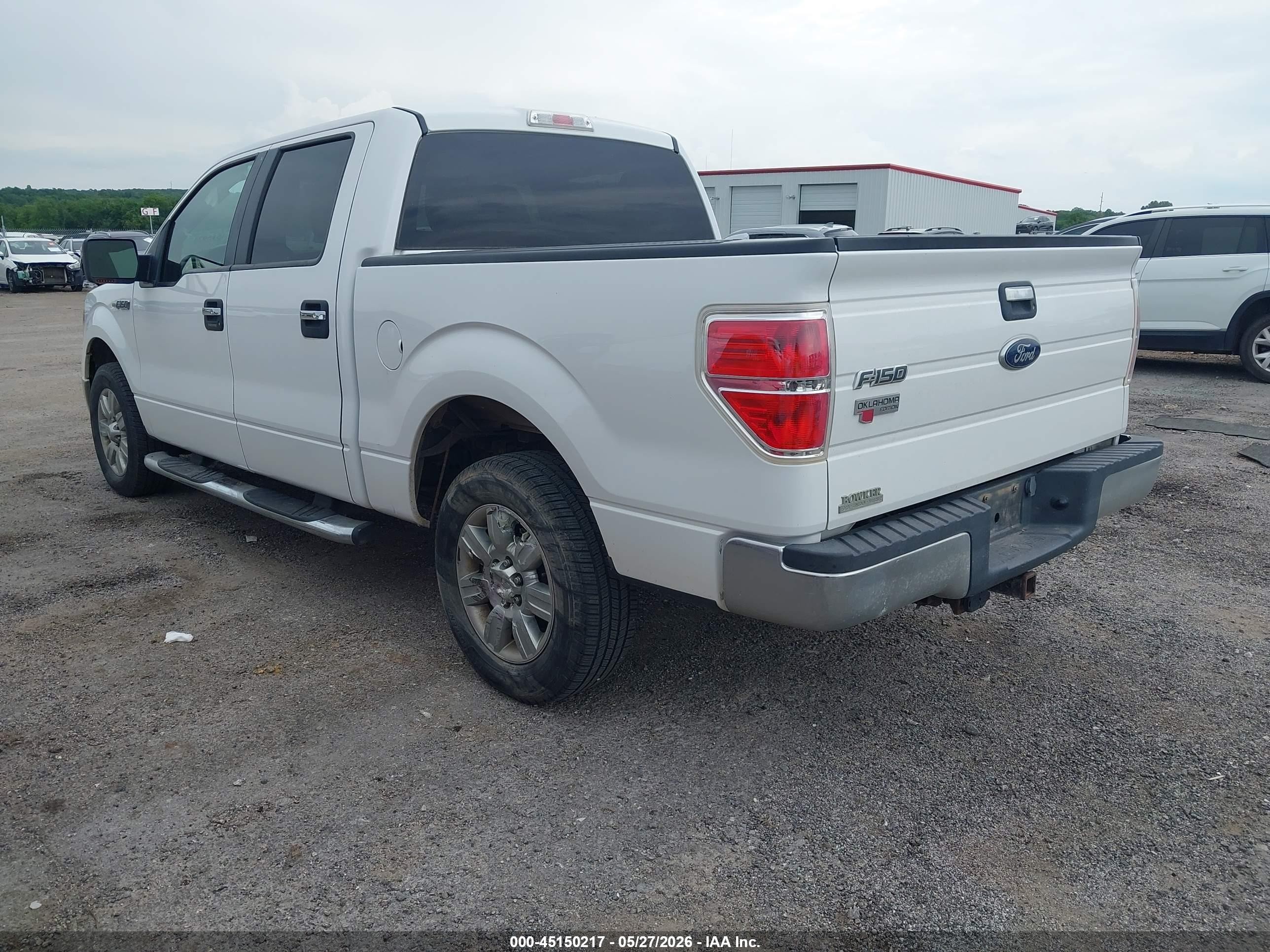 2010 Ford F-150 Fx2 Sport/xl/xlt White vin: 1FTEW1C82AFB04922