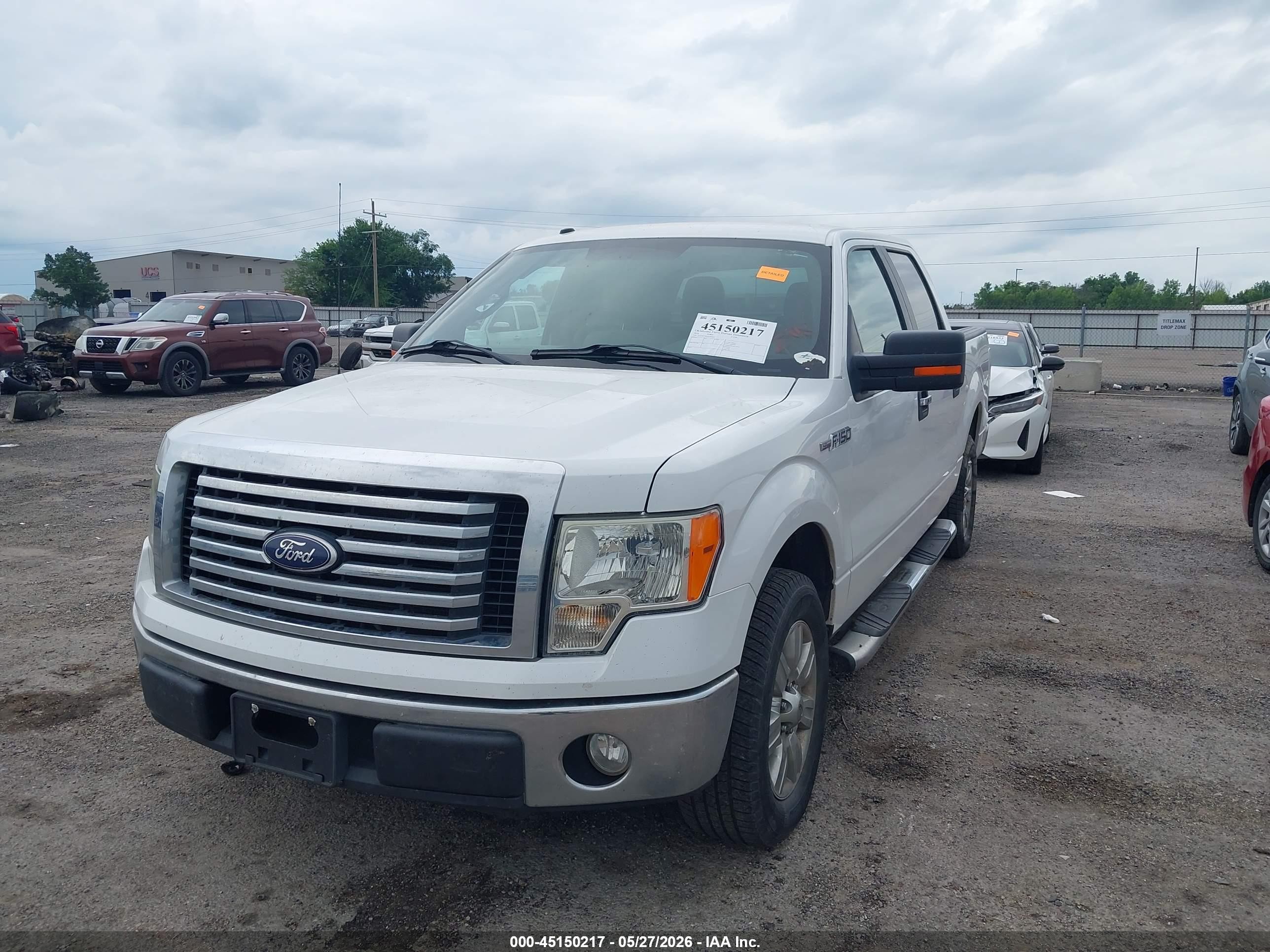 2010 Ford F-150 Fx2 Sport/xl/xlt White vin: 1FTEW1C82AFB04922