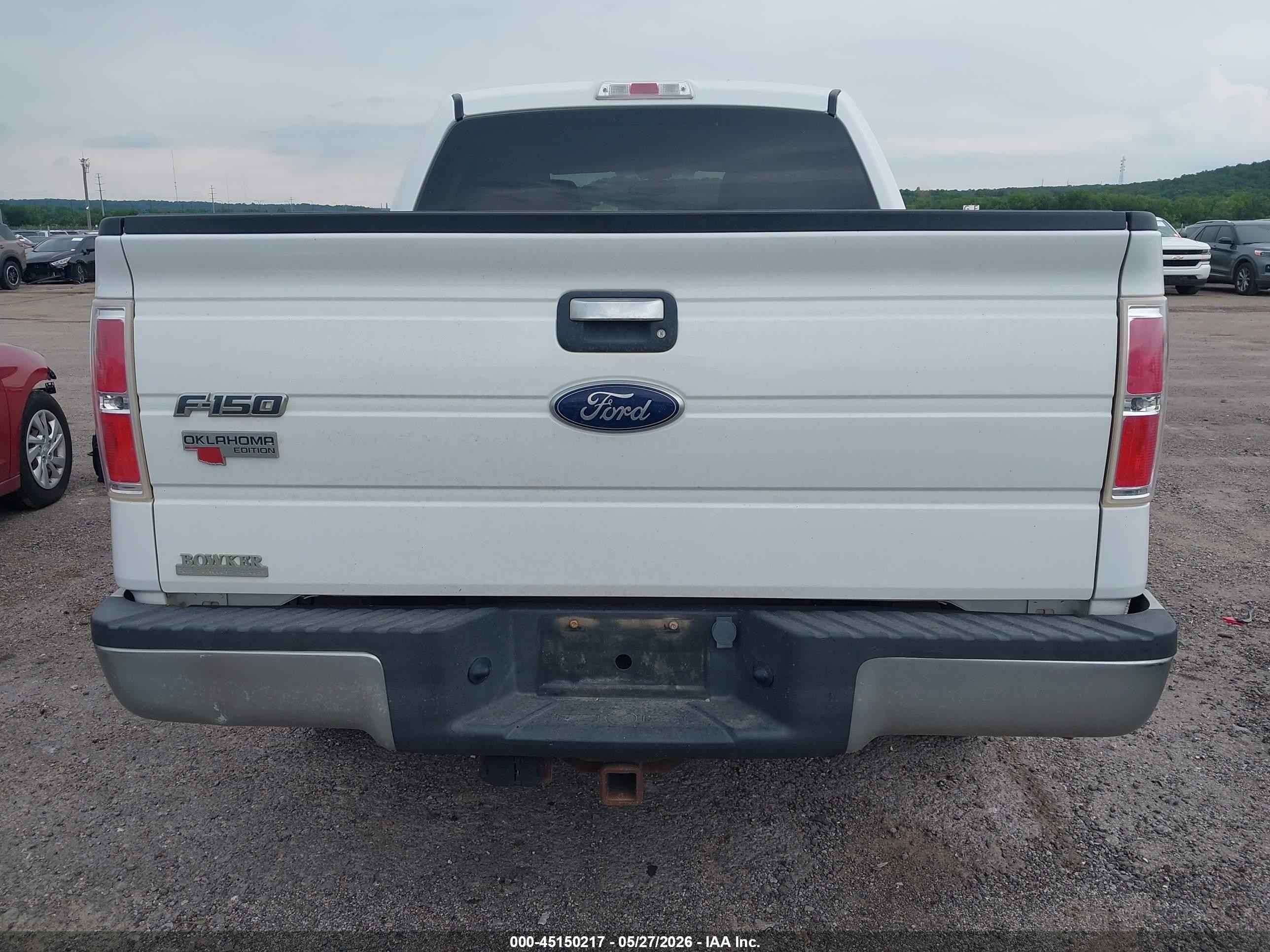 2010 Ford F-150 Fx2 Sport/xl/xlt White vin: 1FTEW1C82AFB04922