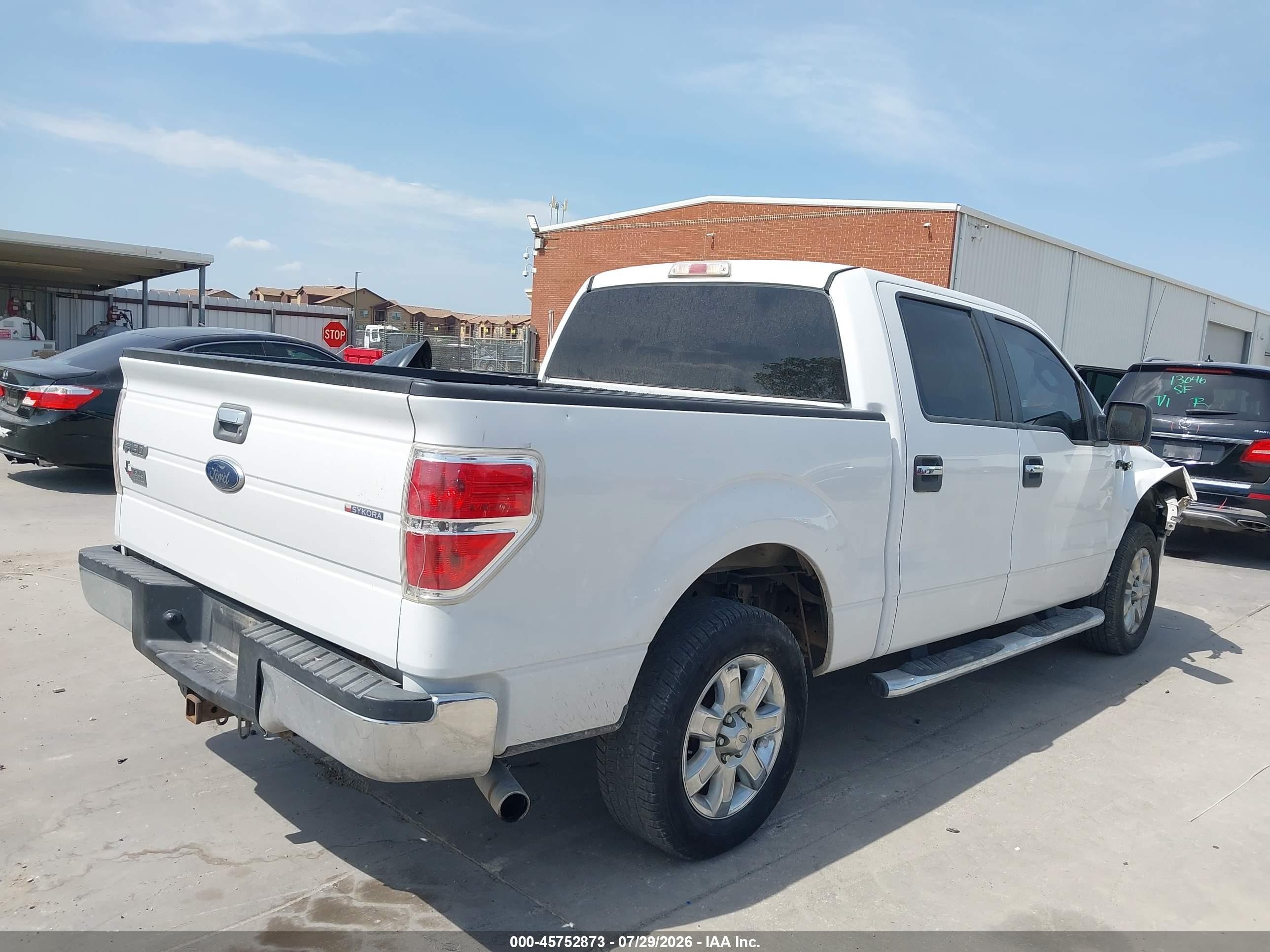 2010 Ford F-150 Fx2 Sport/xl/xlt White vin: 1FTEW1C82AFC65691