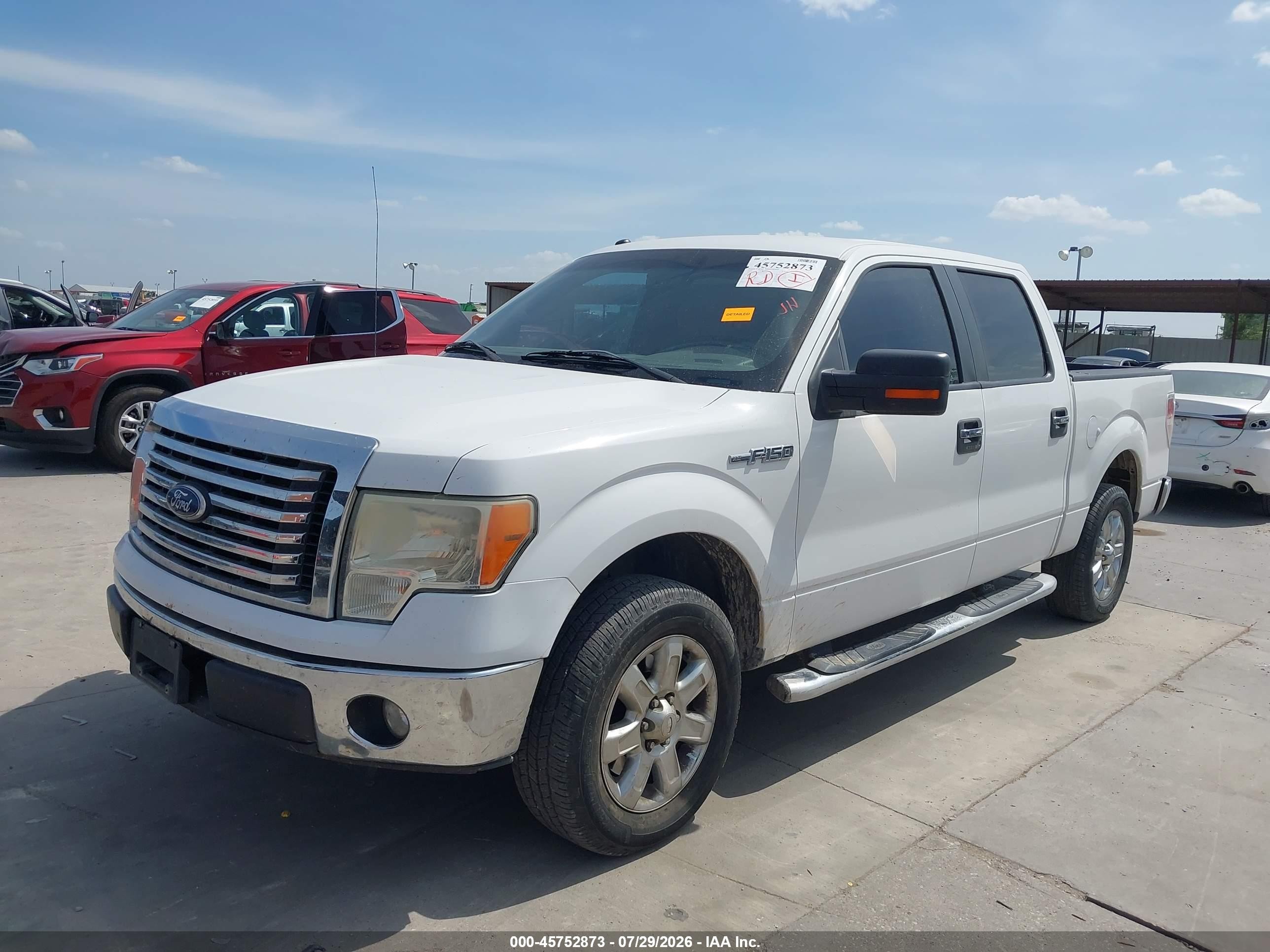 2010 Ford F-150 Fx2 Sport/xl/xlt White vin: 1FTEW1C82AFC65691