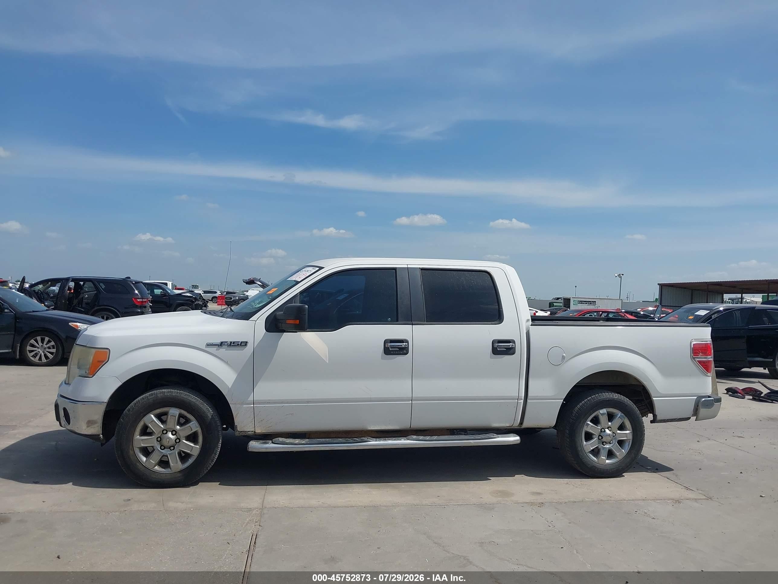 2010 Ford F-150 Fx2 Sport/xl/xlt White vin: 1FTEW1C82AFC65691
