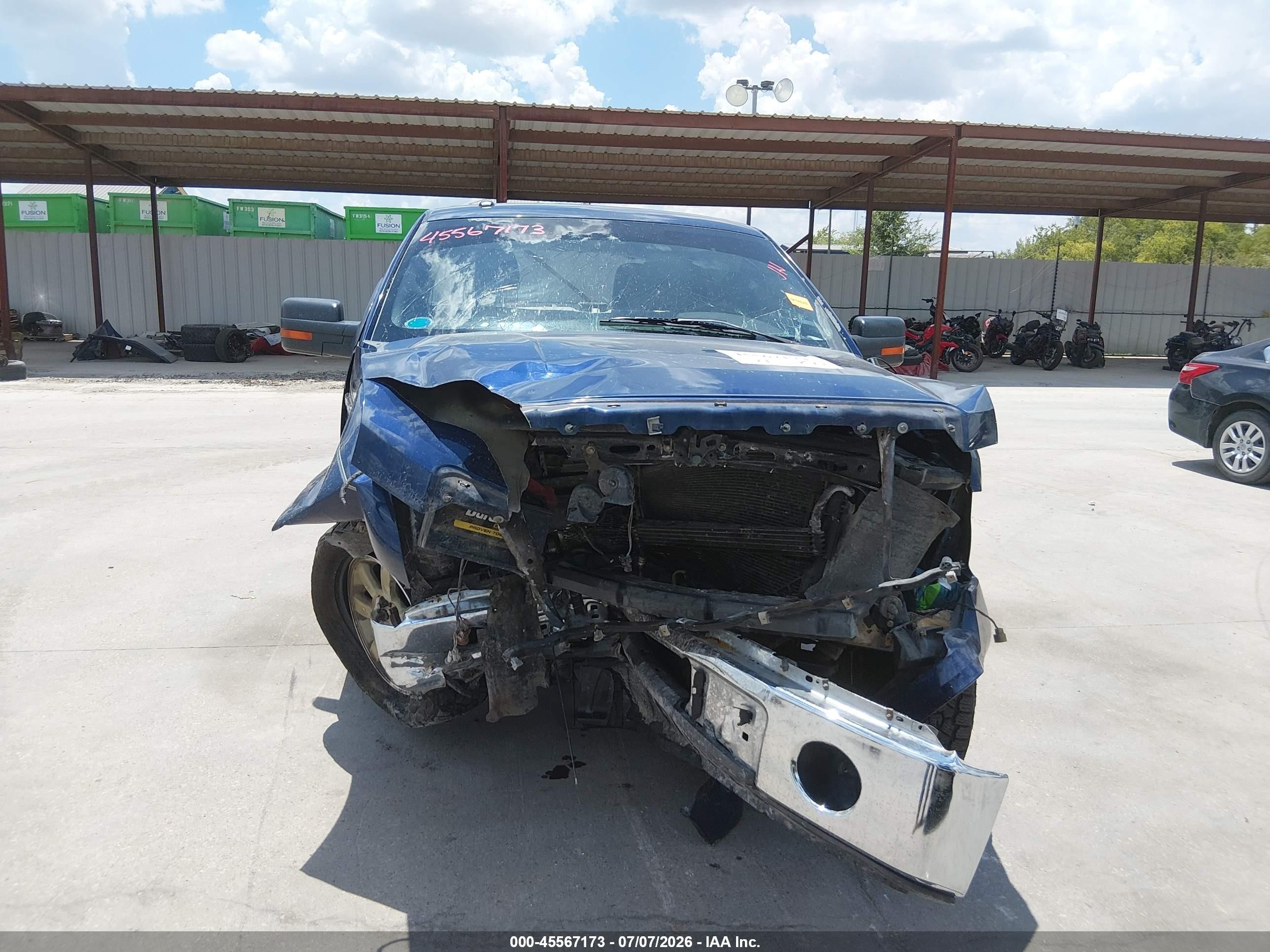 2010 Ford F-150 Xlt Blue vin: 1FTEW1C82AFC70468