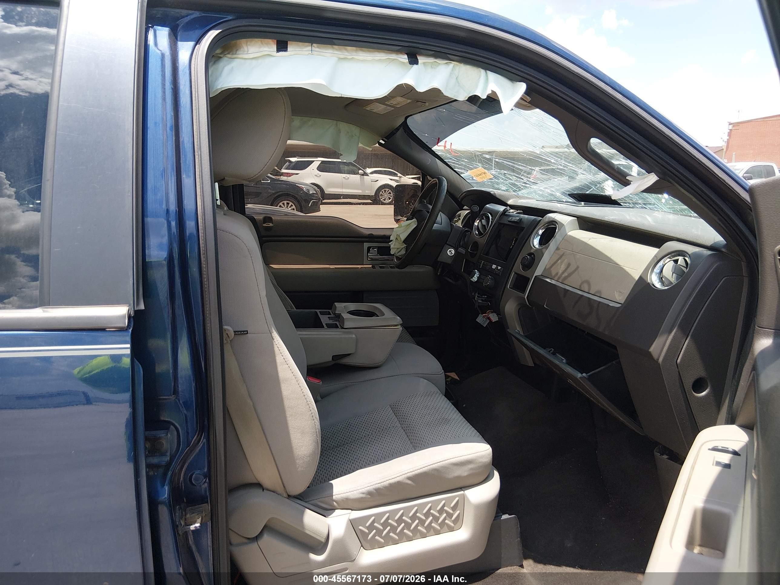 2010 Ford F-150 Xlt Blue vin: 1FTEW1C82AFC70468