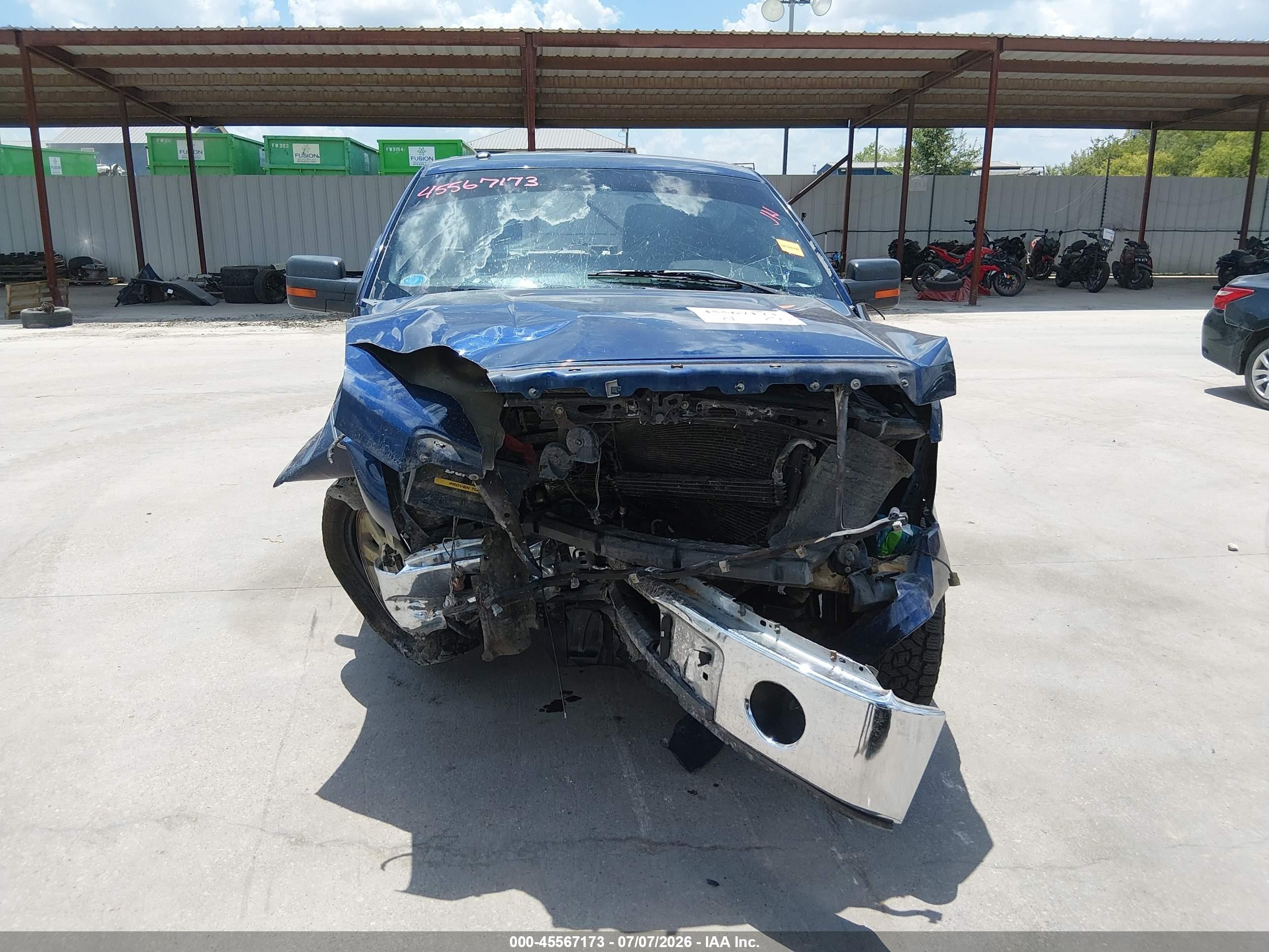 2010 Ford F-150 Xlt Blue vin: 1FTEW1C82AFC70468