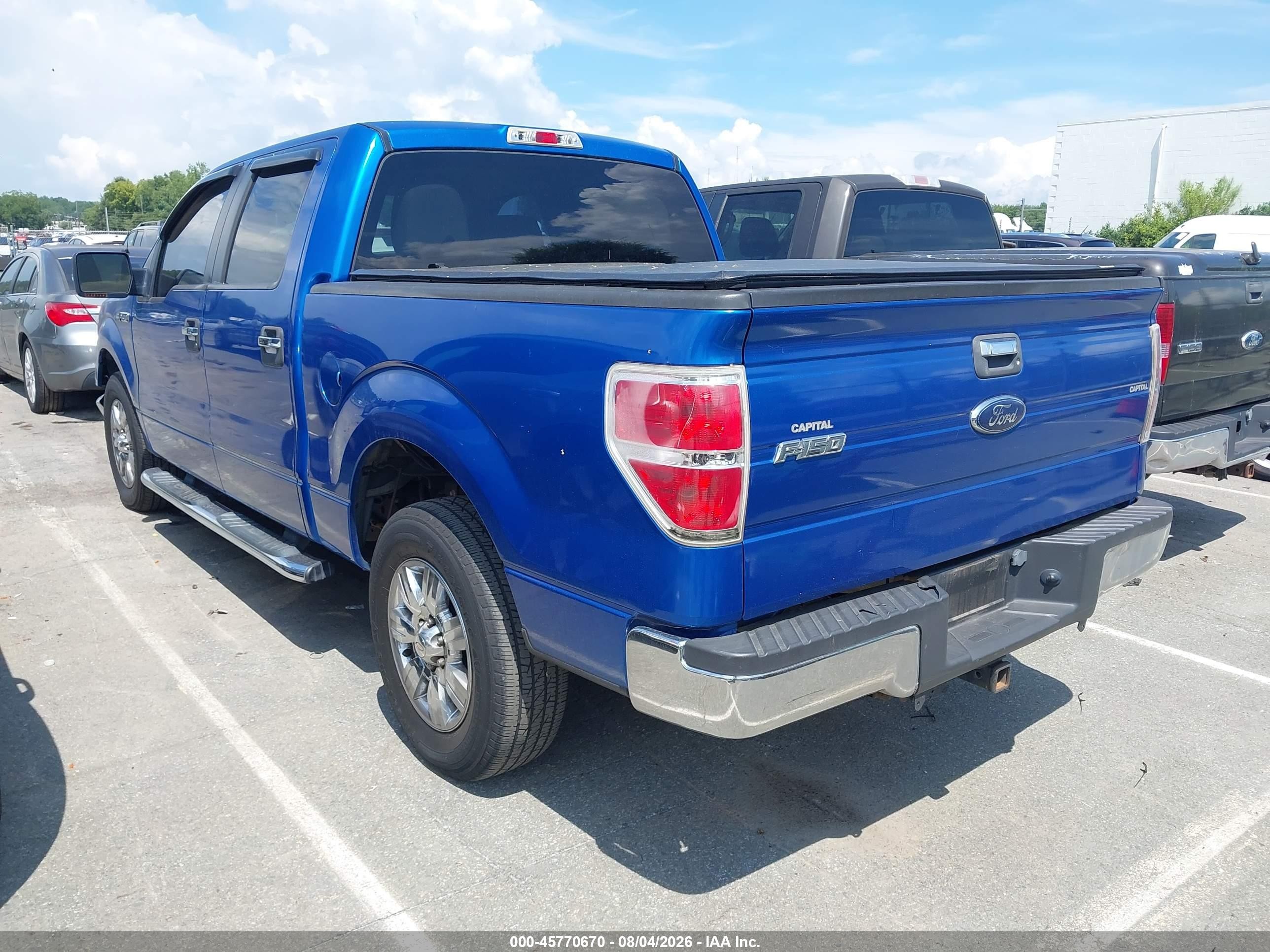 2010 Ford F-150 Fx2 Sport/xl/xlt Blue vin: 1FTEW1C82AFC74908
