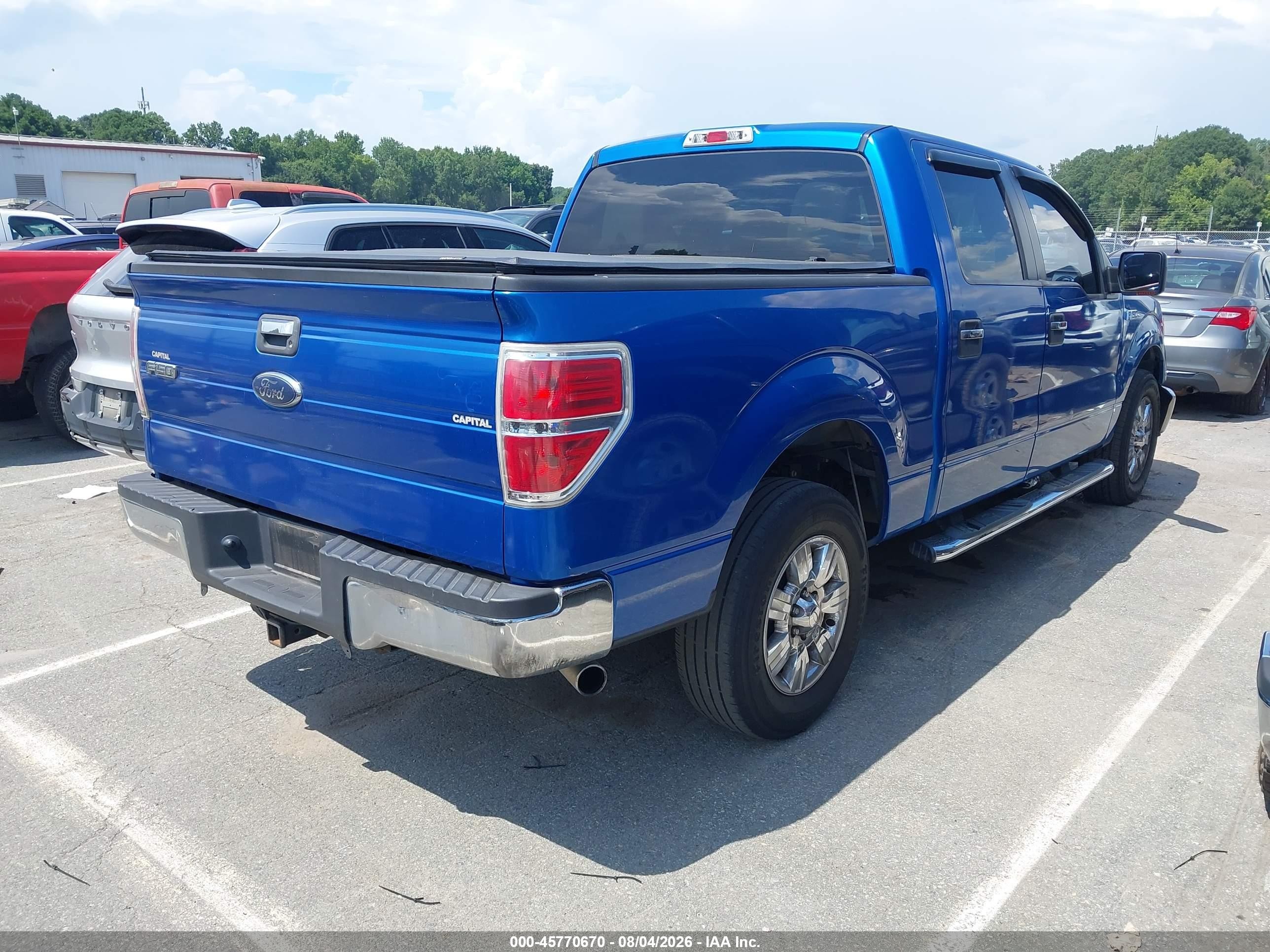 2010 Ford F-150 Fx2 Sport/xl/xlt Blue vin: 1FTEW1C82AFC74908