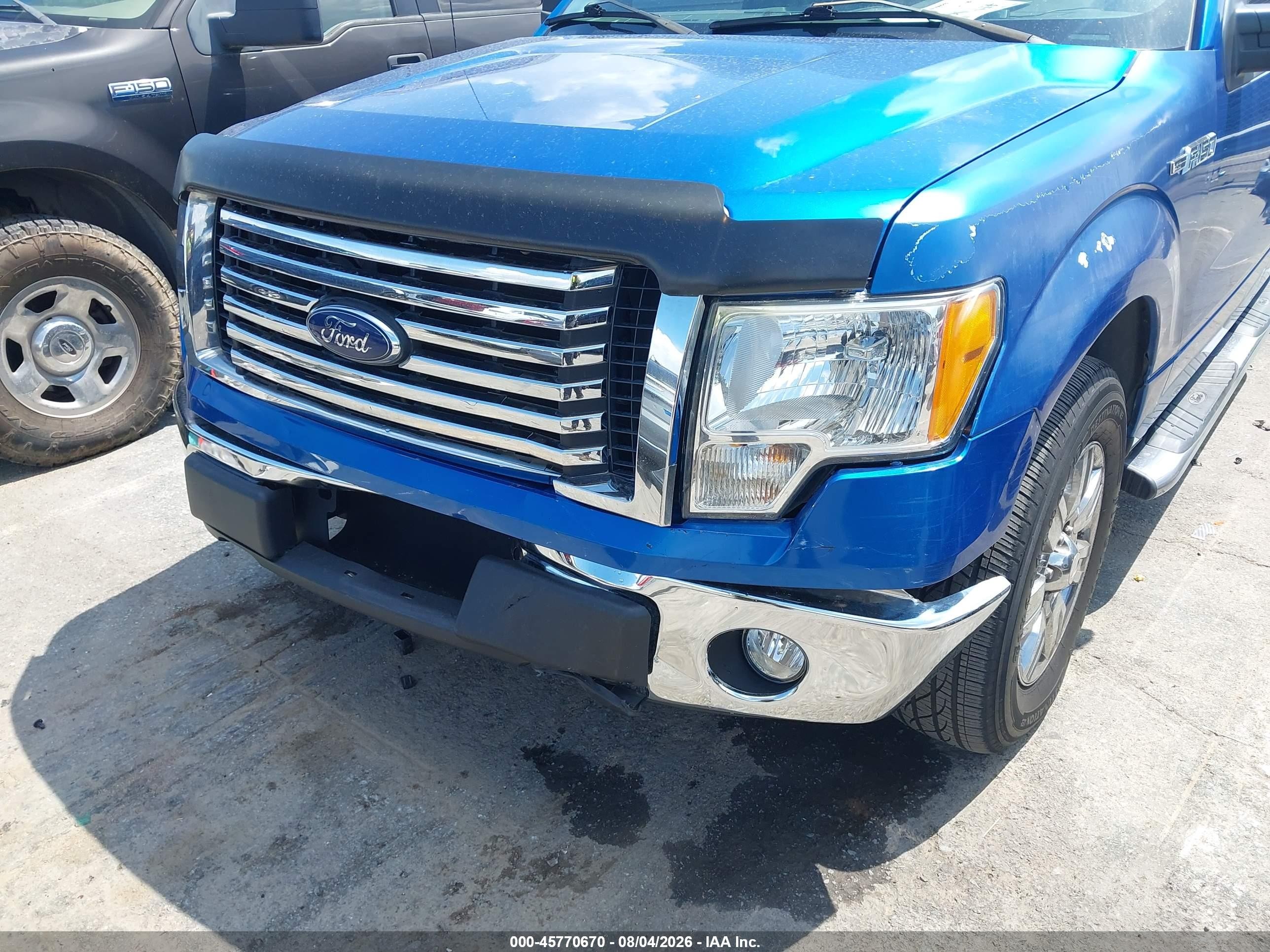 2010 Ford F-150 Fx2 Sport/xl/xlt Blue vin: 1FTEW1C82AFC74908